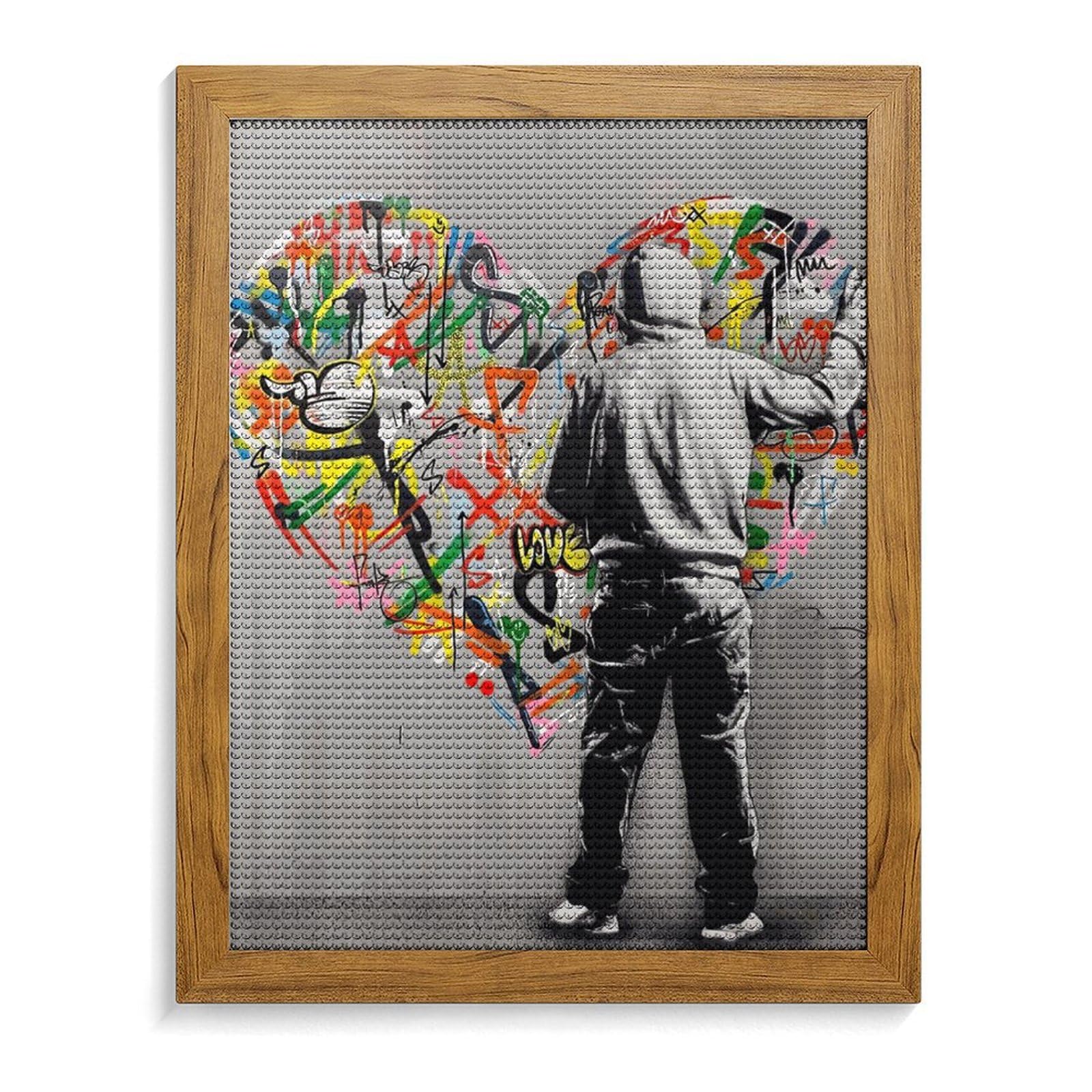 Amazon.co.jp: ダイヤモンドアート Banksy バンクシー 5D ビーズ