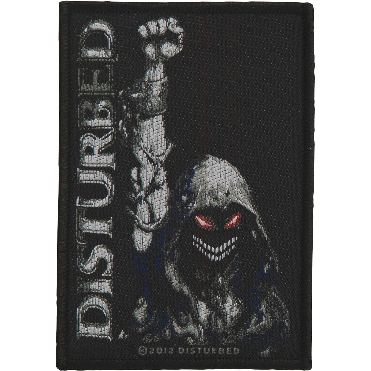 Disturbed Eyes Woven Sew On Packed Patch Officially Licensed Patch