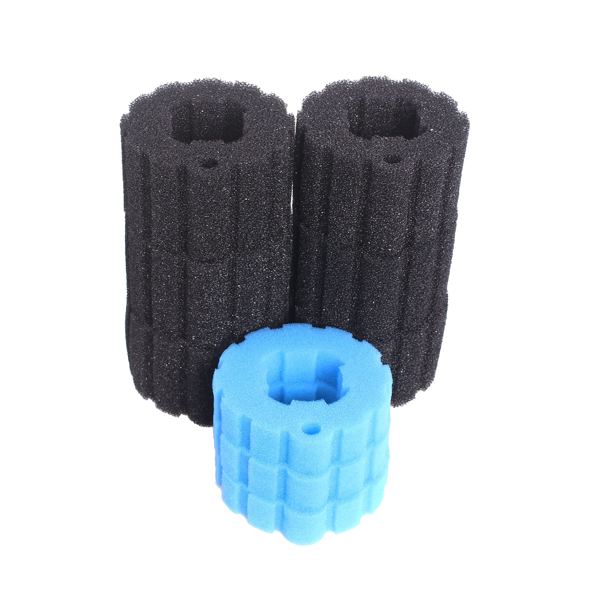 INGVIEE Compatible Filter Foam Sponge Set Fit for Oase BioPress 4000/5000 (6x Black Coarse, 3x Blue Fine)