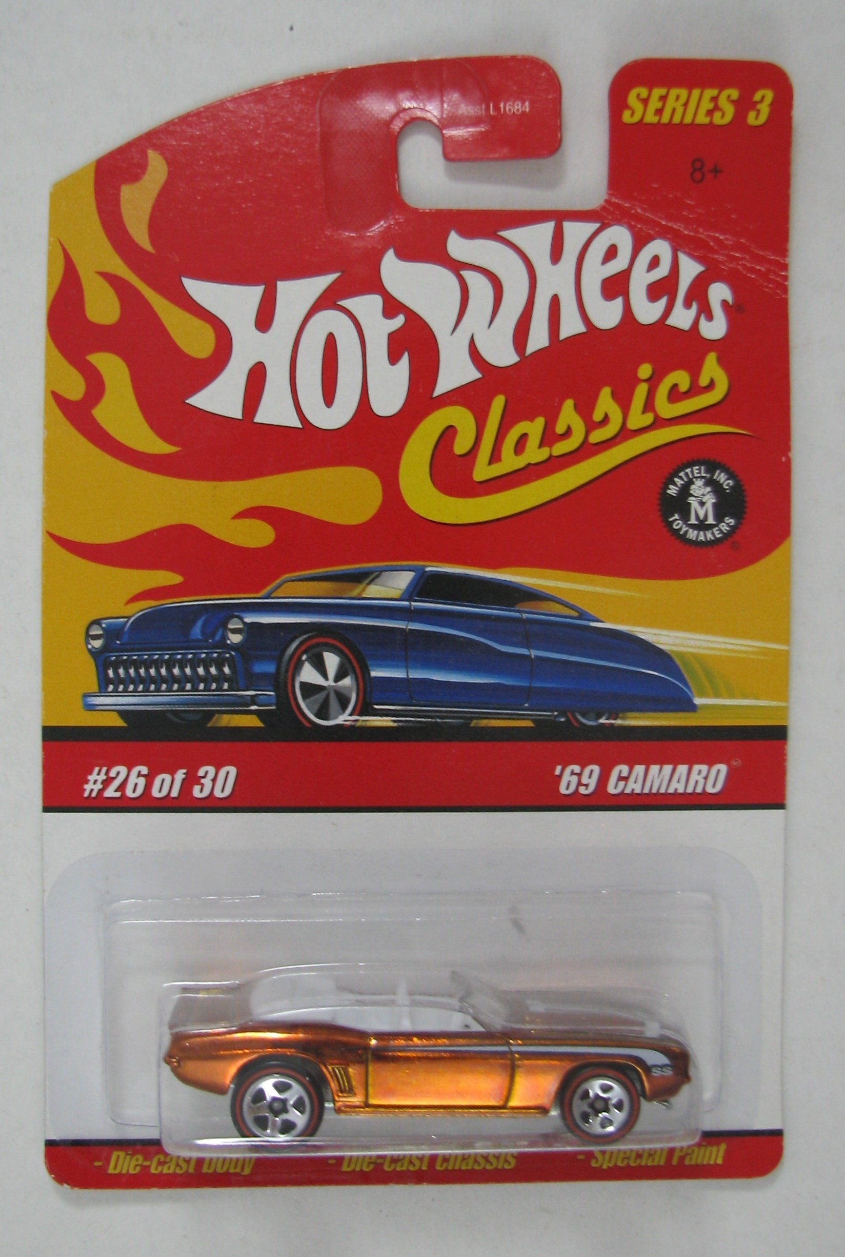 Amazon.com: Hot Wheels Classics '69 Camaro #26 of 30 Series 3