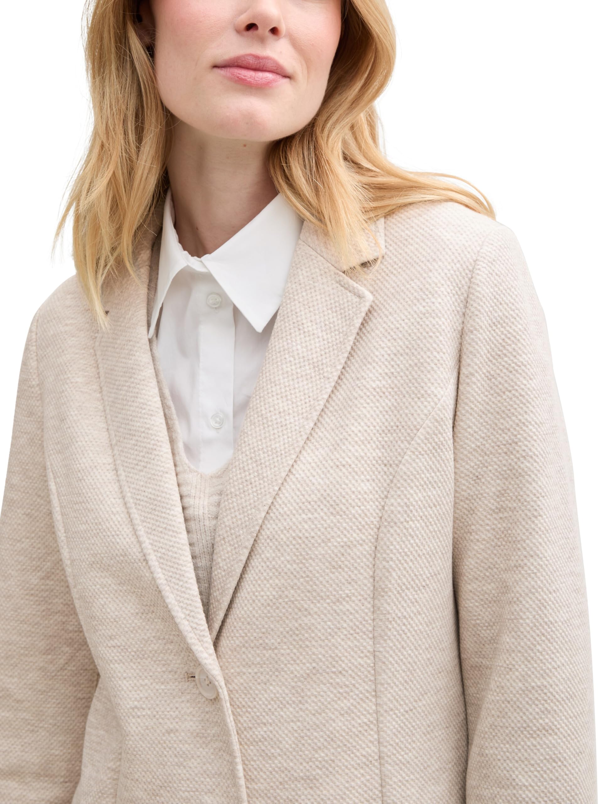 TOM TAILOR Damen Mantel mit Reverskragen