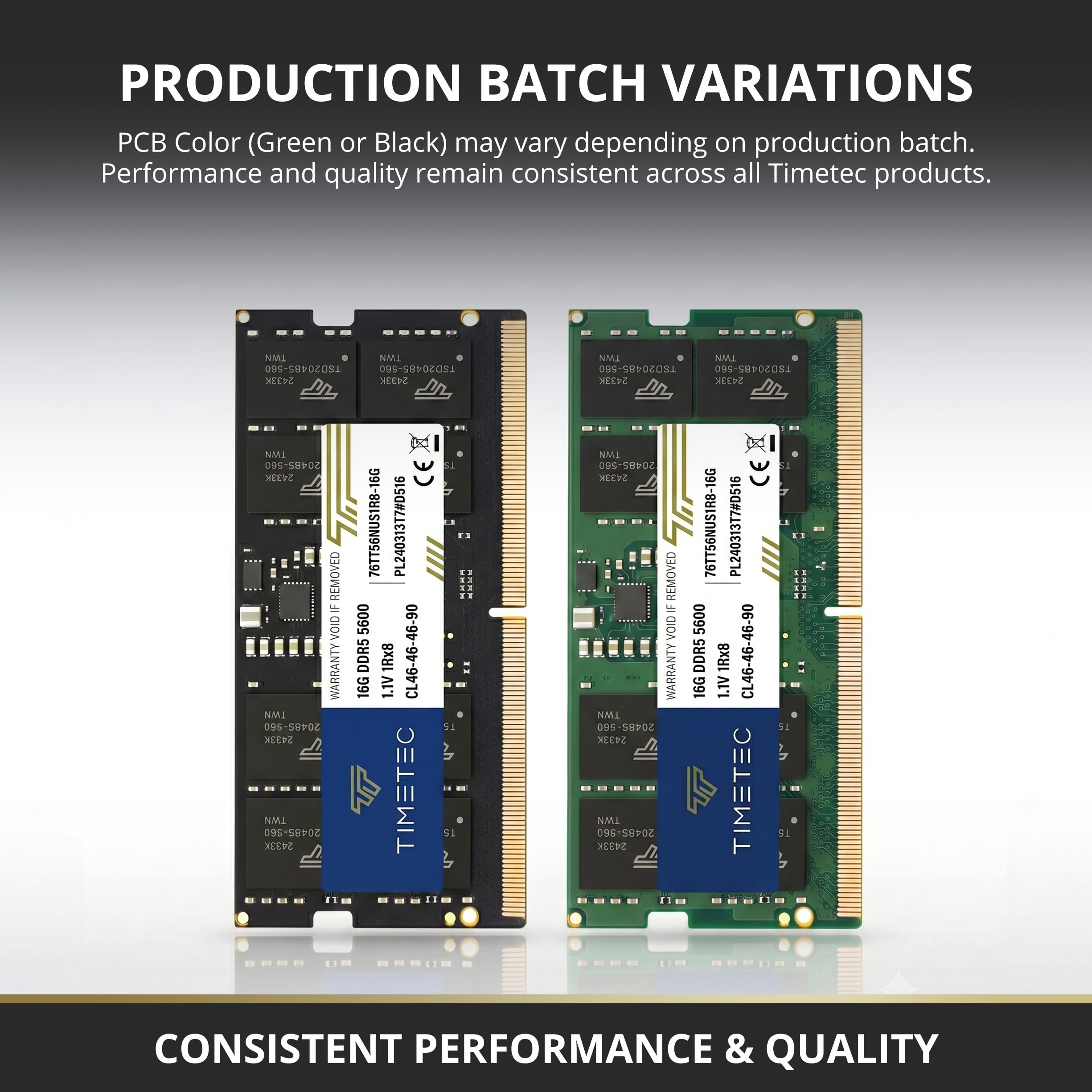 Amazon.co.jp: Timetec プレミアム 32GB DDR5 5600MHz PC5-44800 アン