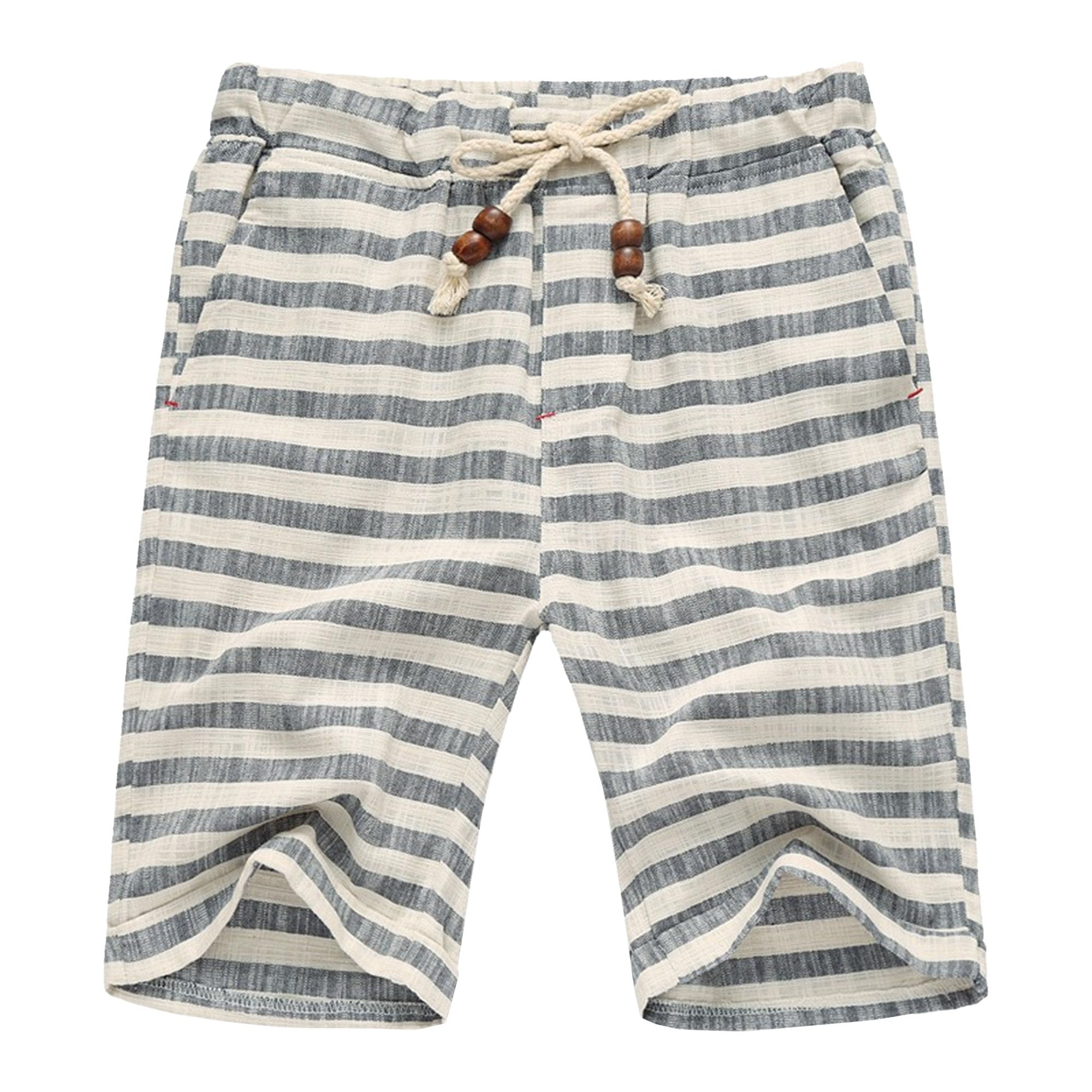 Pantalones cortos de playa para hombre ideales para yoga y paseos veraniegos 6