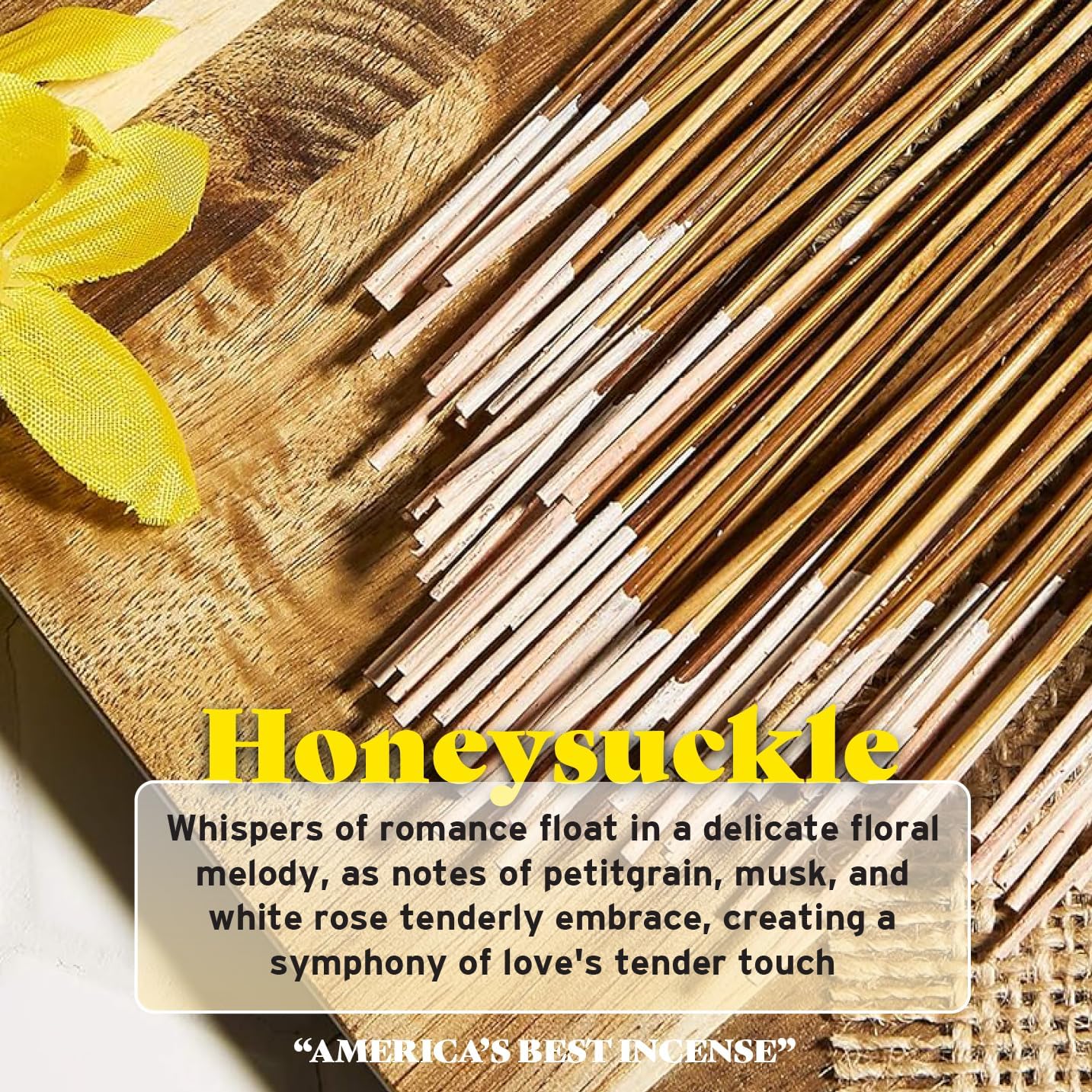 Wild Berry Incense Sticks - Honeysuckle - Delicate Floral Fragrance with White Rose - Hand Dipped in The USA (100 Count)