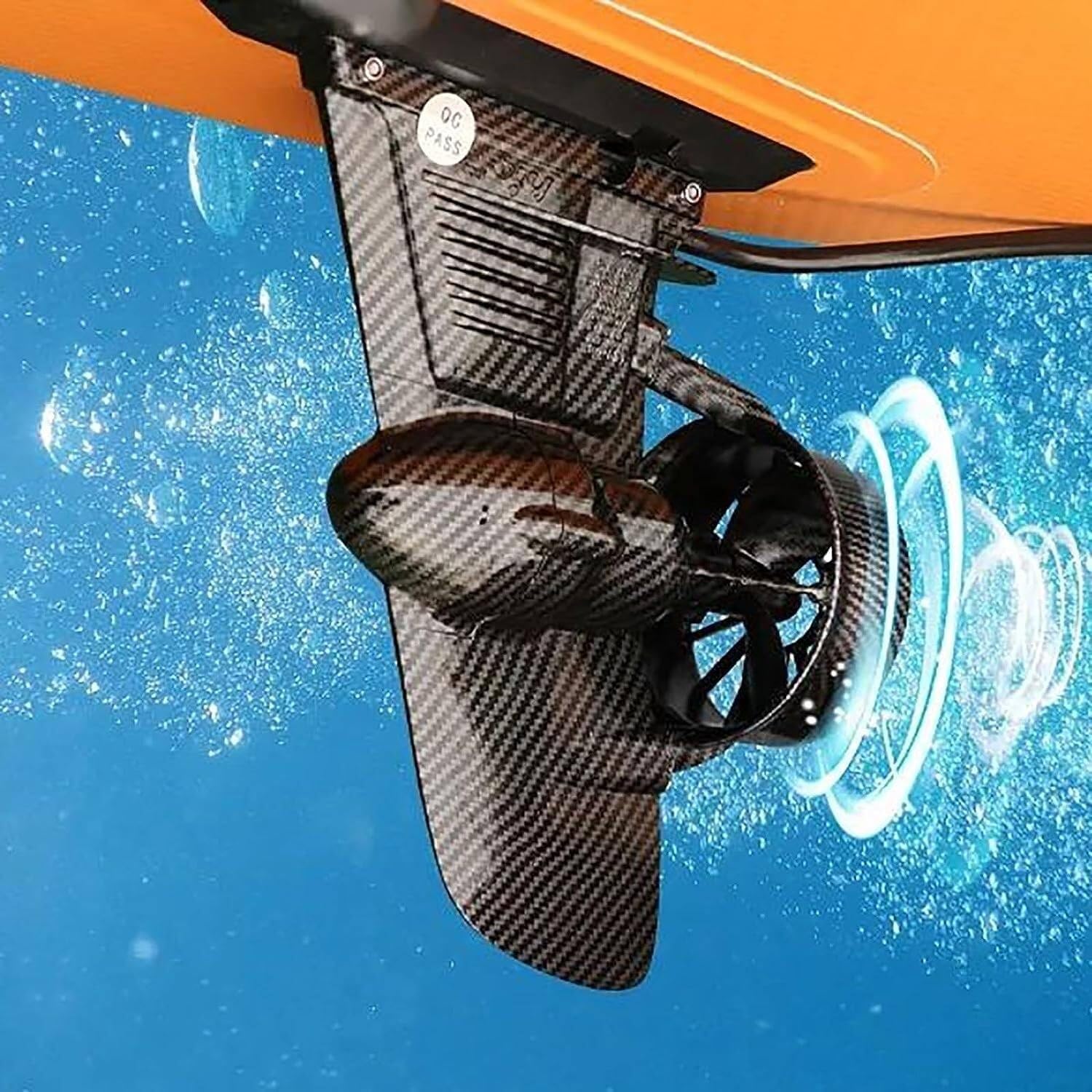 XARONF Aleta eléctrica con batería de 24 V, Motor de Empuje for Tabla de Remo Sup Surf Kayak, la Velocidad máxima es de 7,5 km/h, Velocidad Ajustable, Equipada con Control Remoto