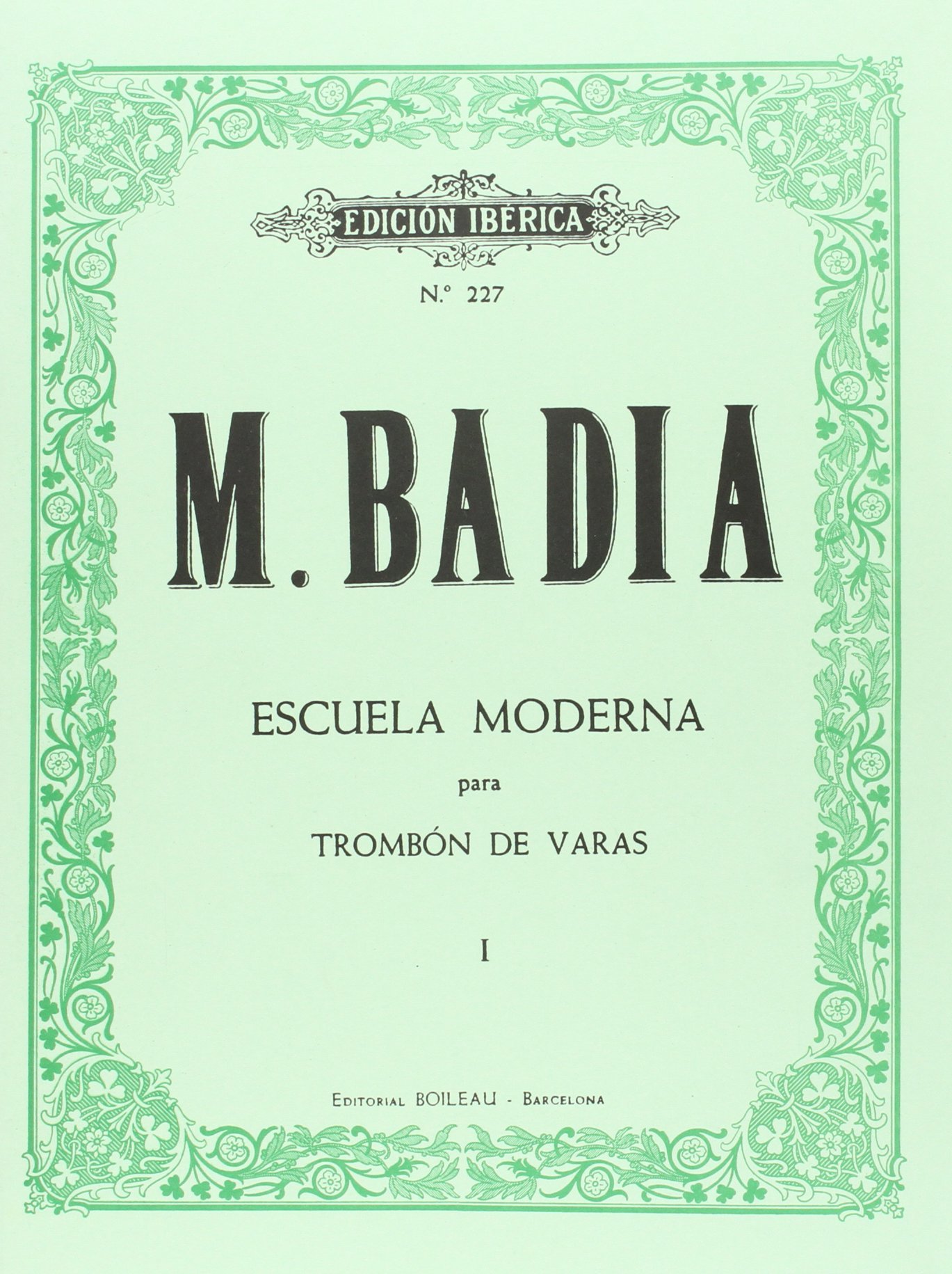 Escuela moderna para trombón de varas