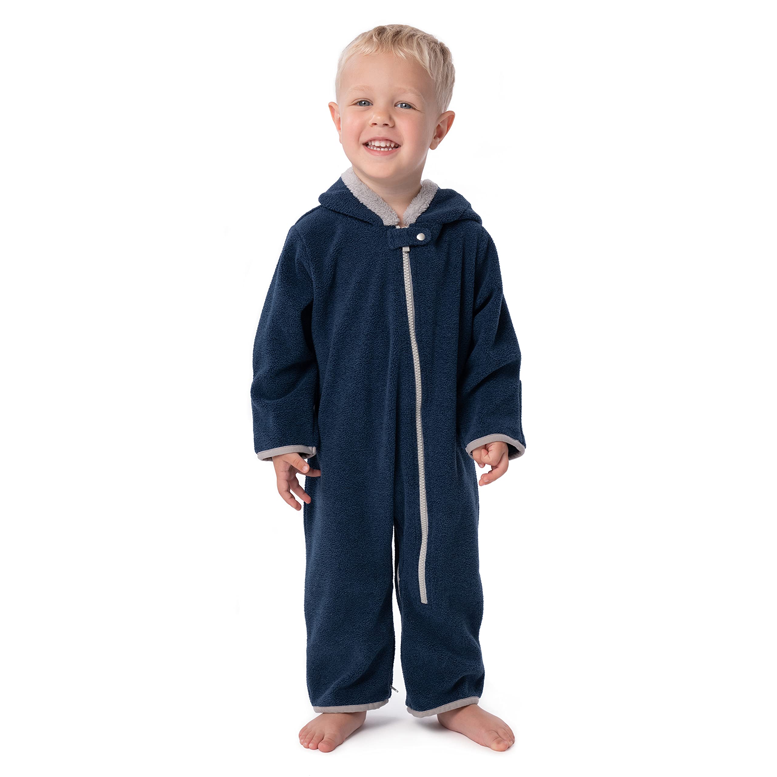 baby deedee Bunting Fleece - Hooded Bear Ears Diaper Zip