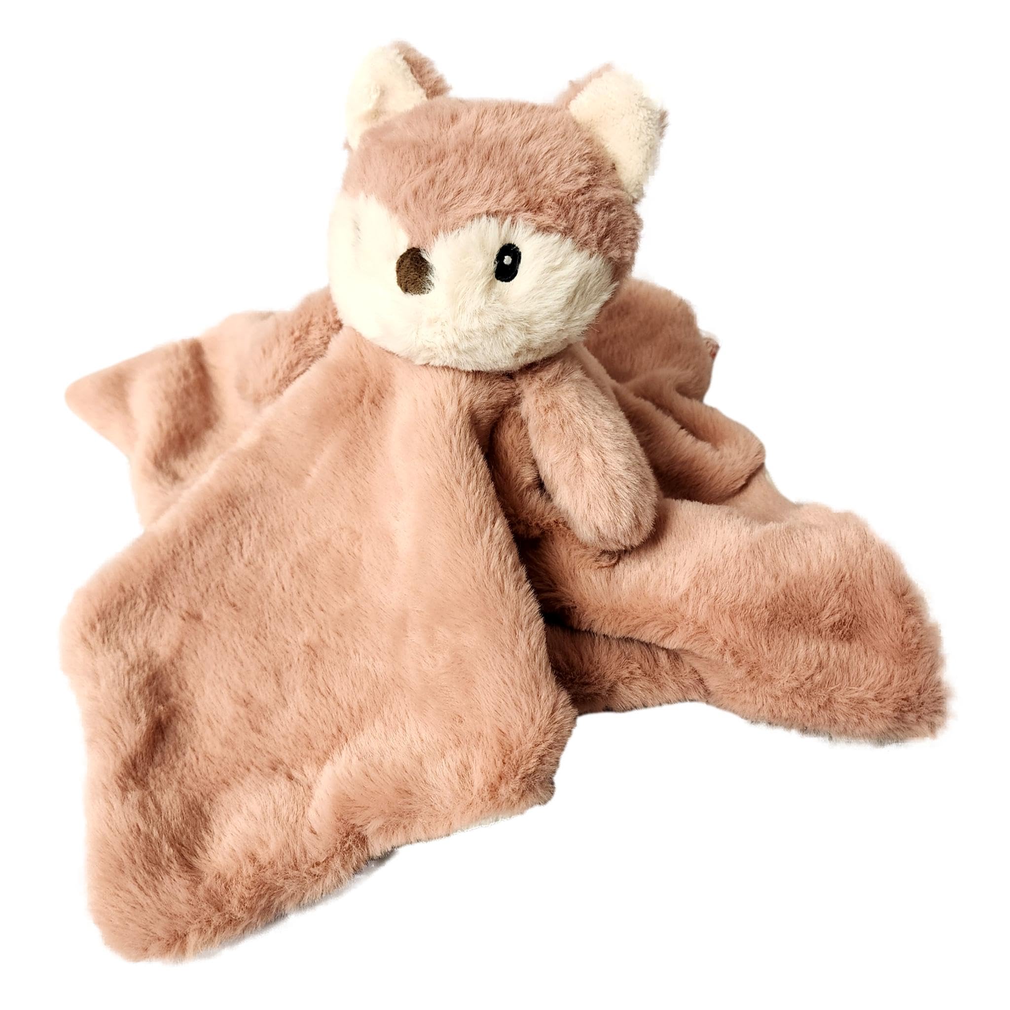 SONA G DESIGNS Plush Fox Baby Lovey Security Blankie Blanket