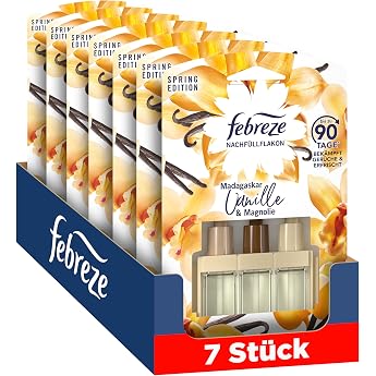Febreze 3Volution Fragrance Plug 7 x Refills Vanilla Room Fragrance