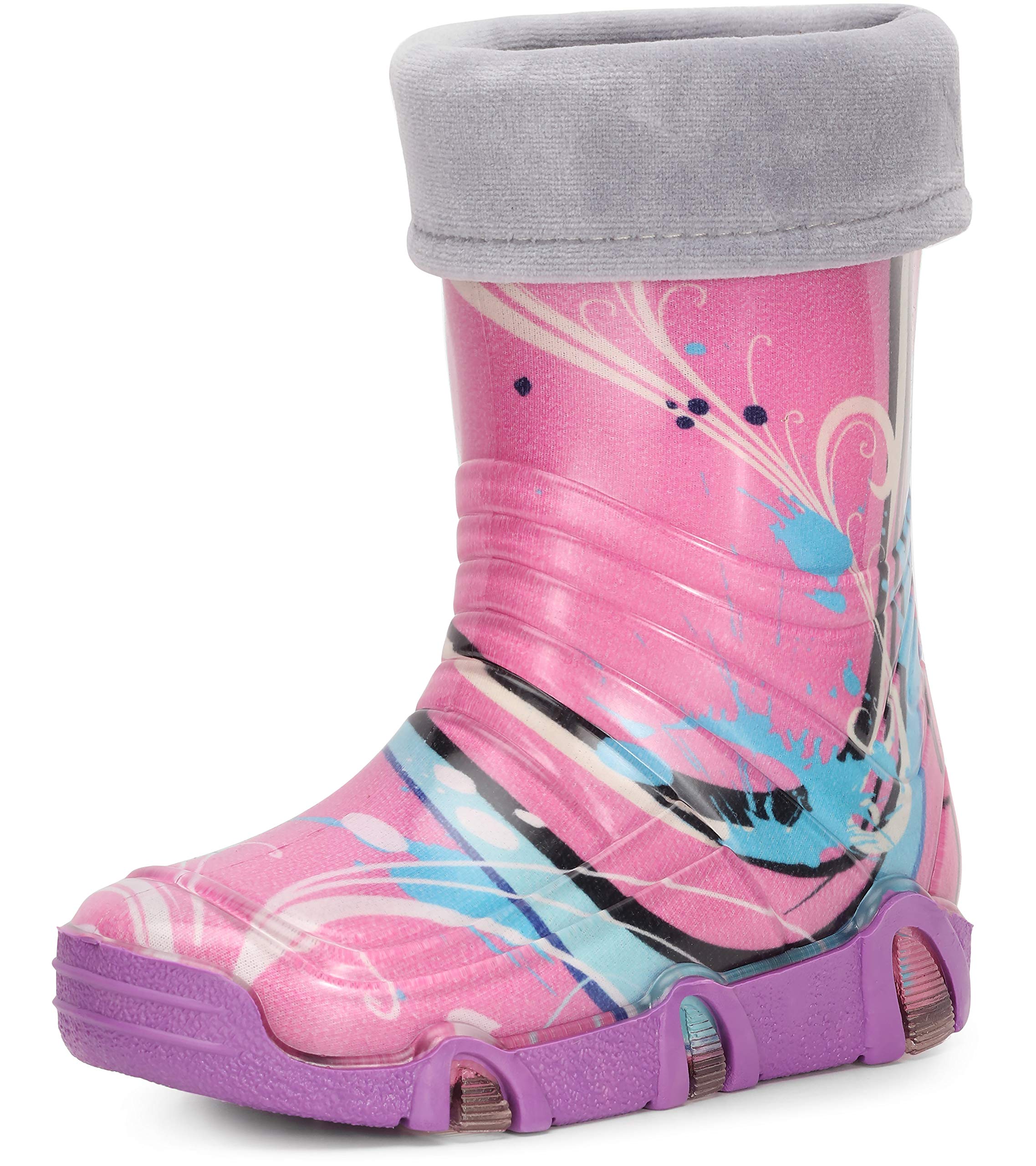 Ladeheid Kinder Gummistiefel gefüttert Swk