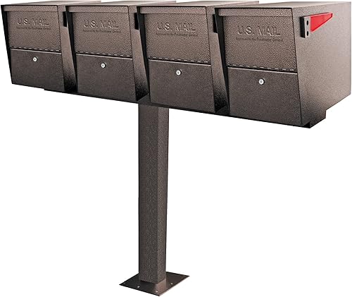 Vista 69 de Mail Boss 7139 Barra esparcidora de caja para aplicaciones de tres buzones, 3, blanco alpino Blanco (Alpine White)