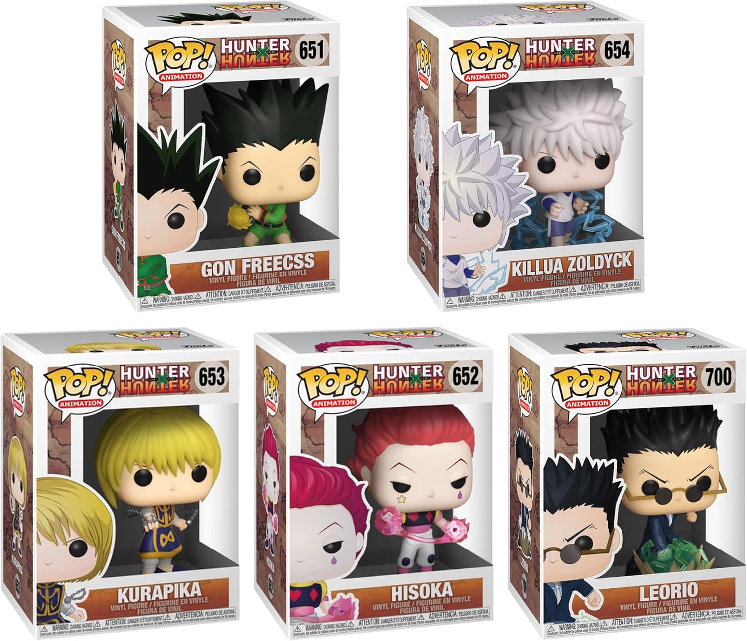 Funko POP HUNTER×HUNTER セット Hunter X Hunter Funko Pop! Pakiet - 5 znaków w Poland | Ubuy