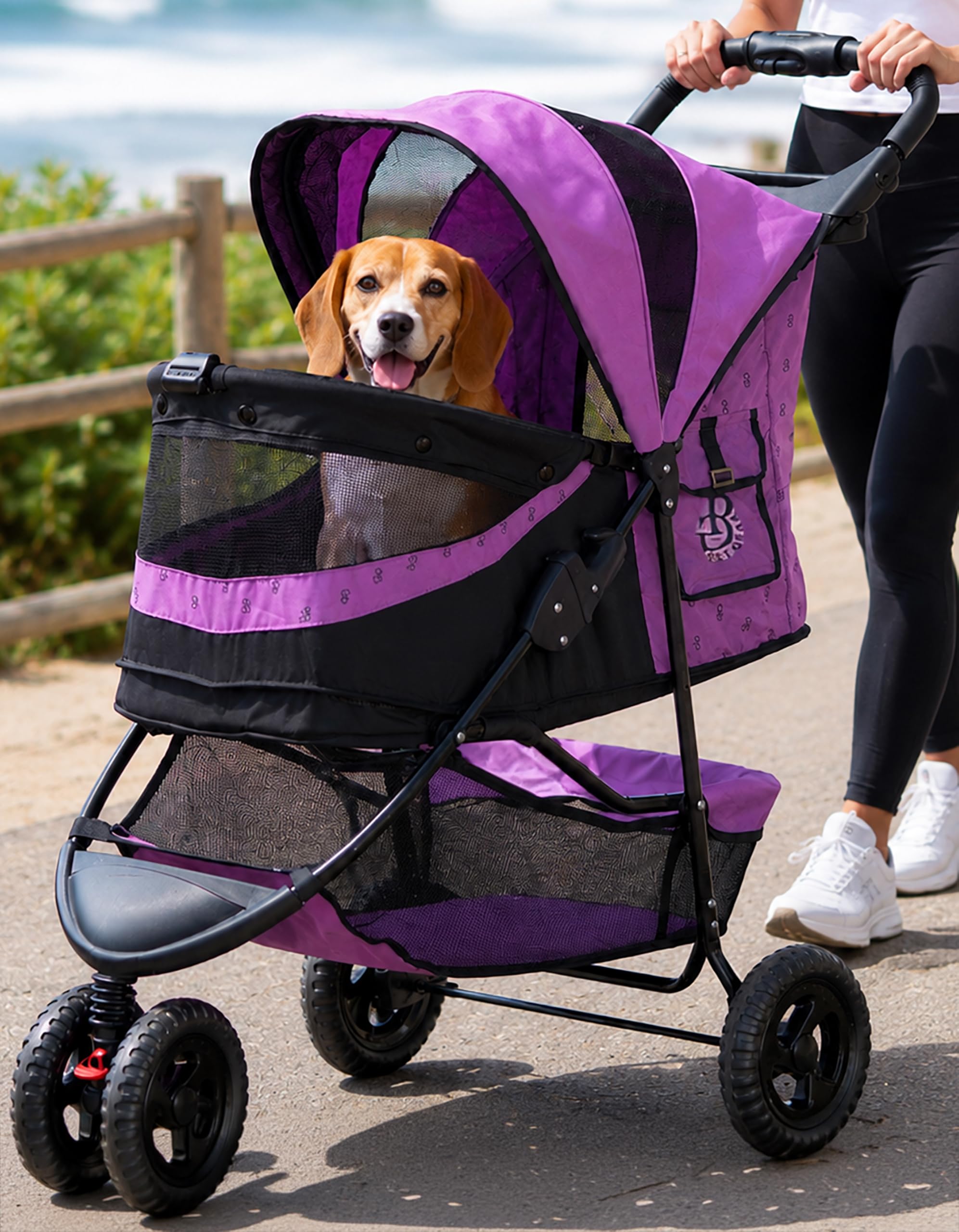 No-Zip Special Edition 3 Wheel Pet Stroller