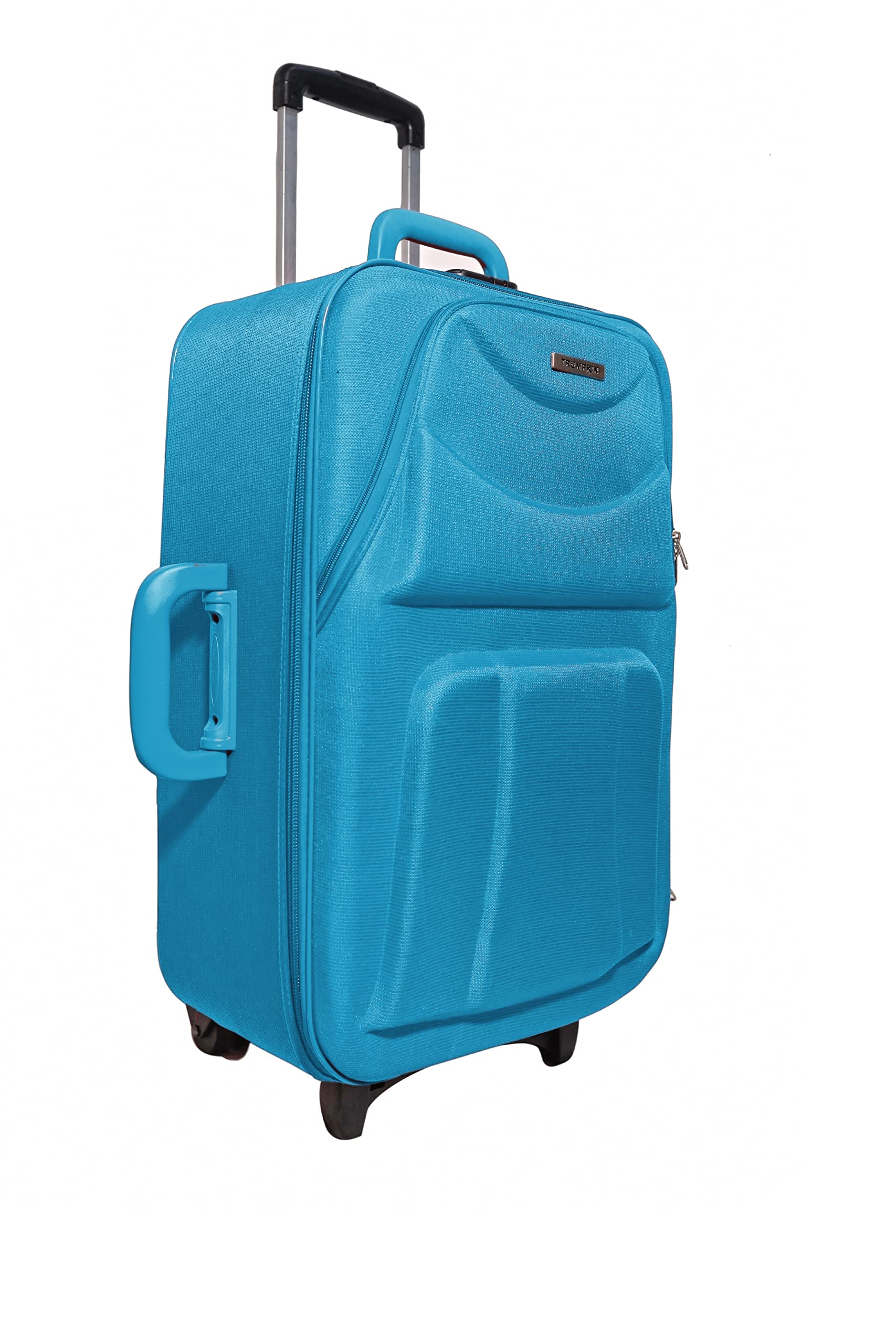 New Jersey Travellers / Medium Size/Chack-in Luggage/Polyester/Softsided / 2 Wheel Trolley/Single Bag