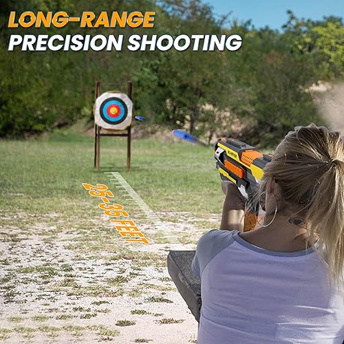 Miniatura 2 de Pistola de juguete para niños de 6, 7, 8 a 12 años, pistolas y pistolas automáticas de espuma de juguete, lanzador de dardos de espuma, pistolas de