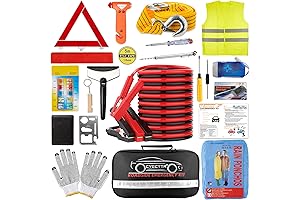 114-Piece Car Roadside Emergency Kit
