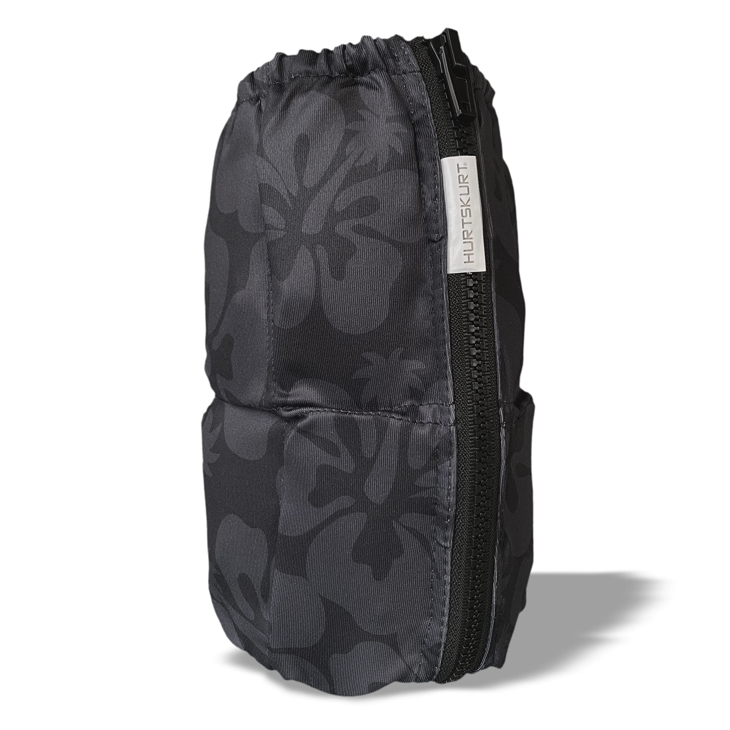 HurtSkurt 2-in-1 Hot & Cold Therapy Compression Gel Sleeve | Stretch-to-Fit, Harness-Free | Zipper Lock for Hand, Wrist, Forearm, Foot, Ankle, Calf |