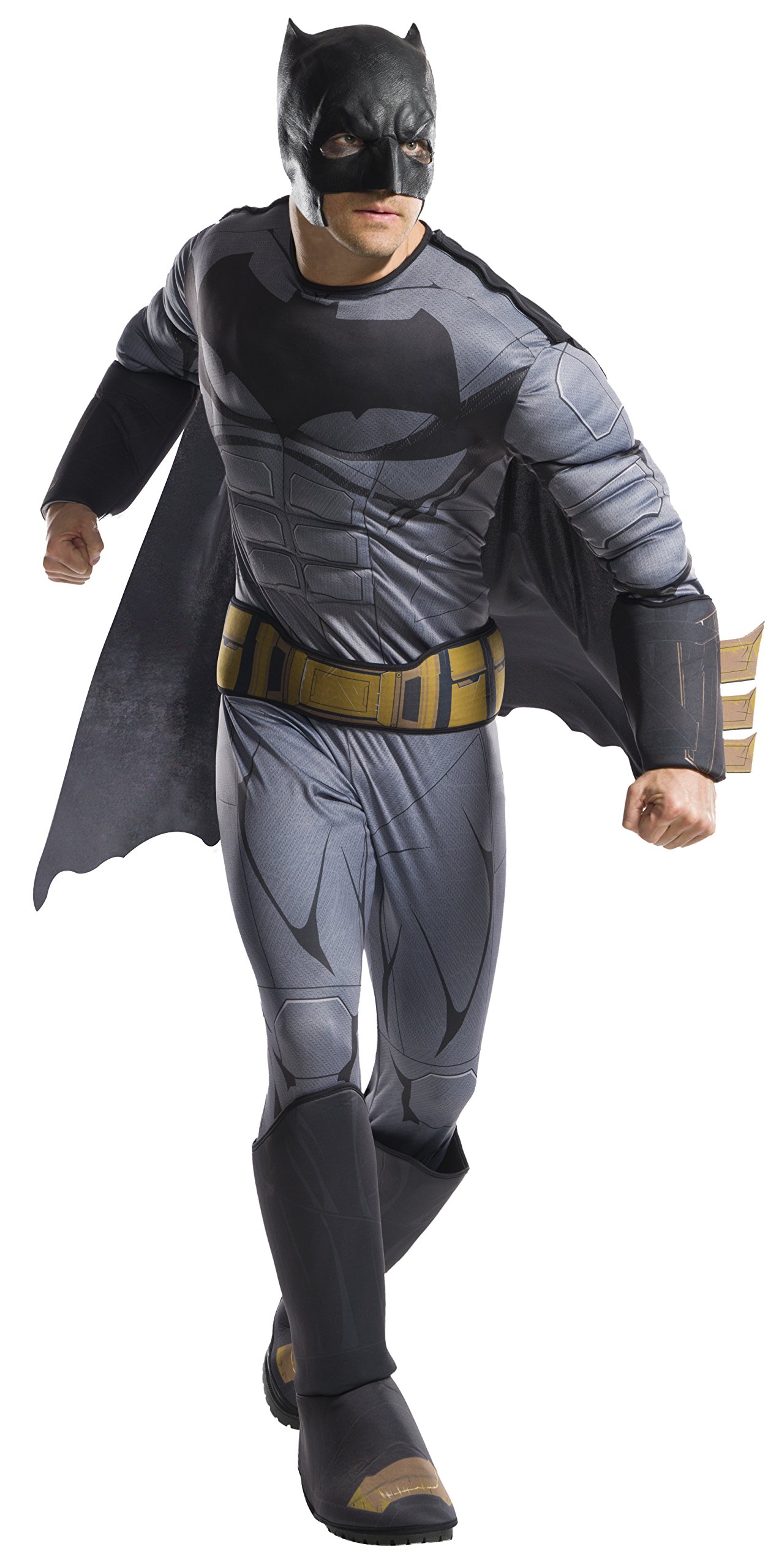 DC - Justice League Movie - Disfraz Batman Deluxe adultos, Talla única (Rubies Spain 820749)