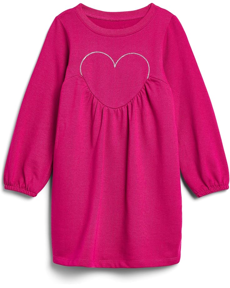 Hatley Kids Very Berry Heart Applique Dress (Toddler/Little Kid/Big Kid) - Main View