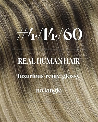 Miniatura 203 de Sunny Hair Extensiones de cabello humano de color marrón para coser, extensiones de cabello humano real, color marrón oscuro, ombré, marrón claro