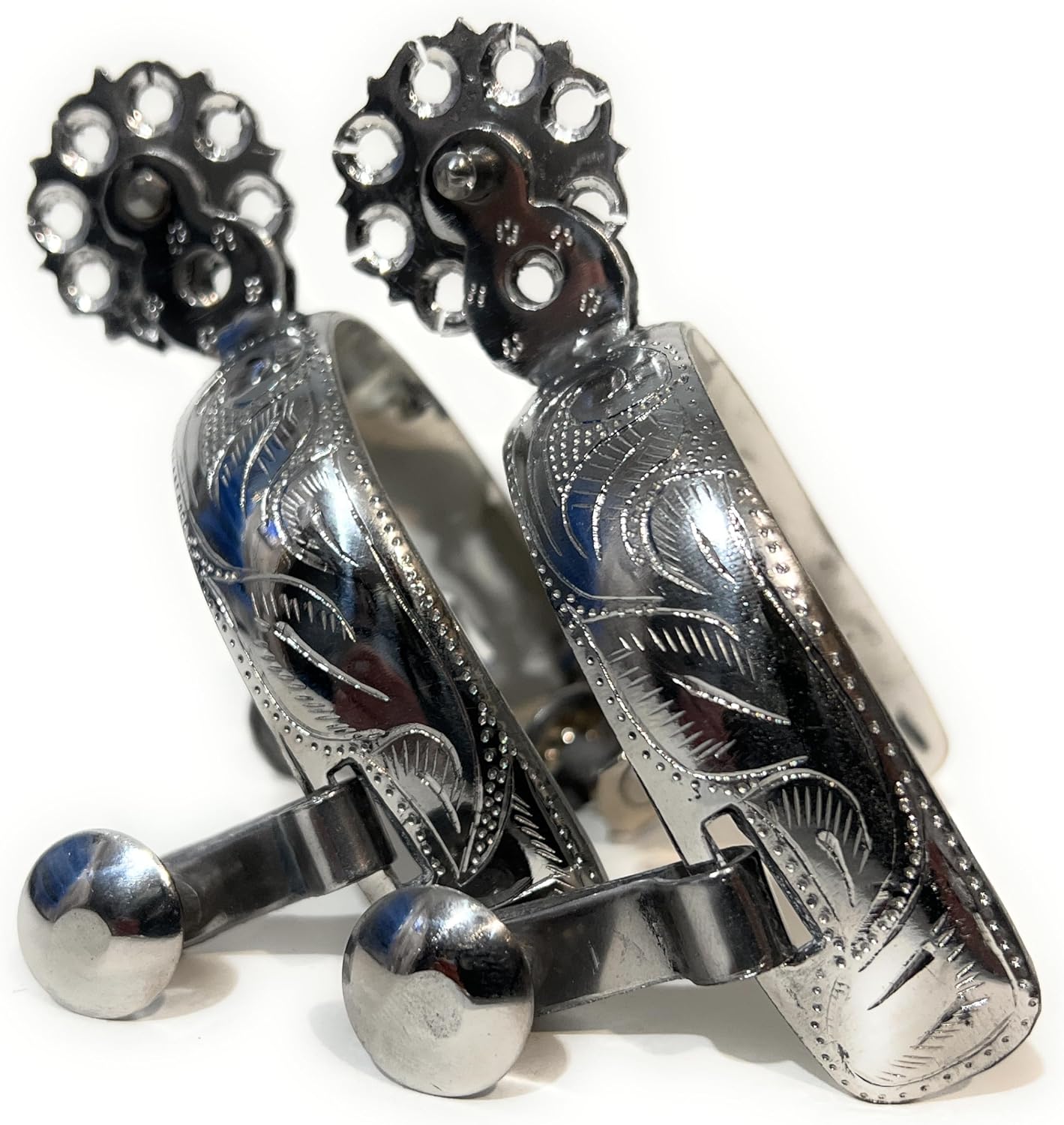 Mexican Charro Spurs, Western Saddle Riding Spurs, Espuelas Charras