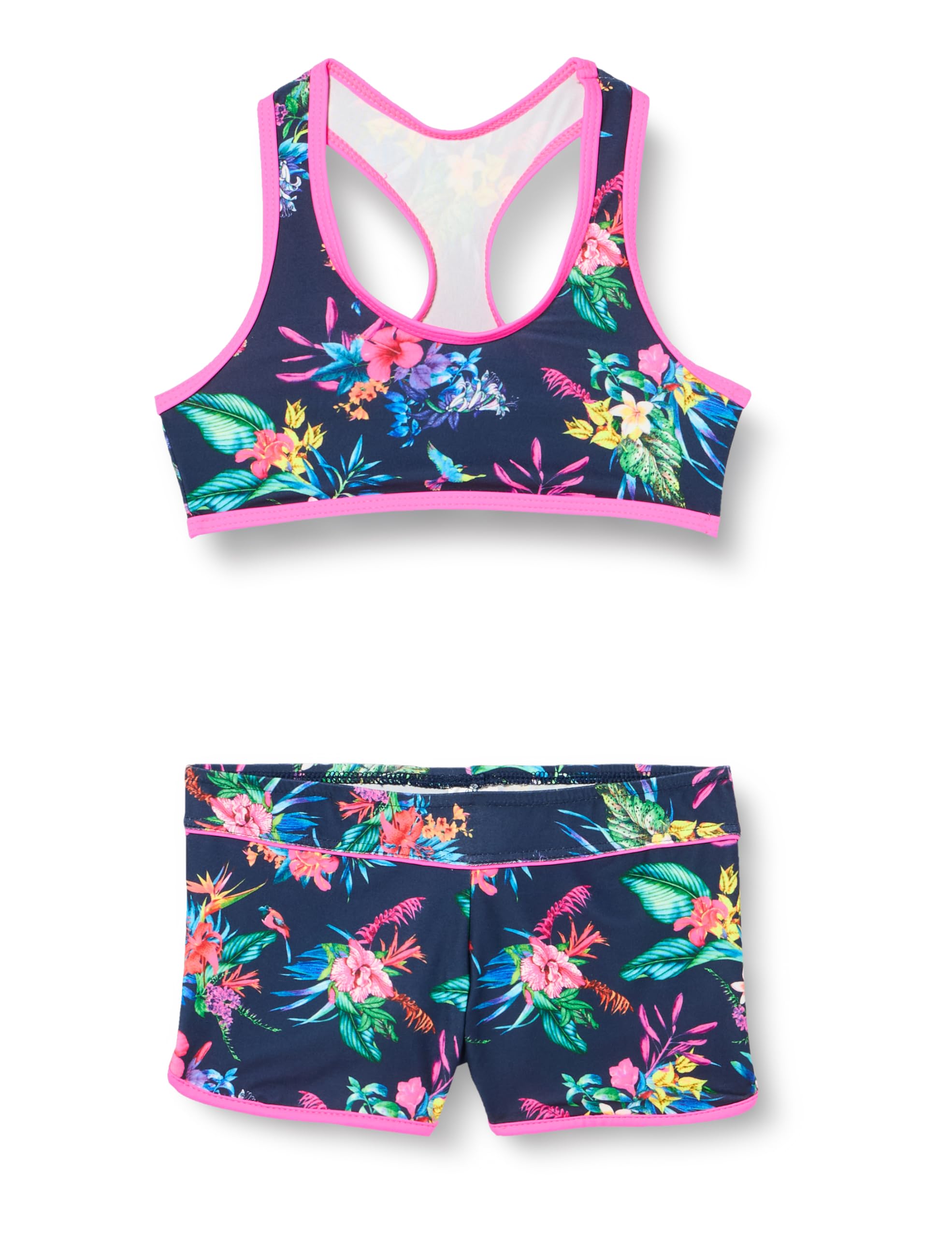 HAUTE PRESSION Maillot de Bain Deux pièces Fillette Floral X9097 C01 T6A