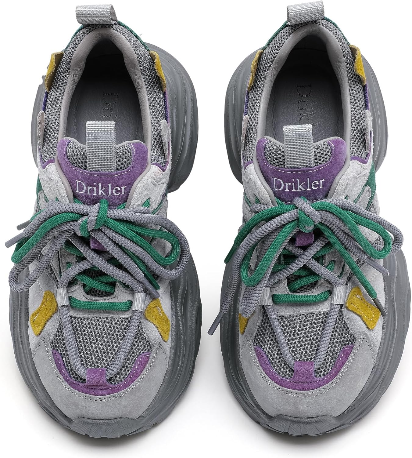 Women Sneakers Autumn Fashion Breathable Casual Shoes Mesh Lace Up Comfort Platform Shoes - Image 5