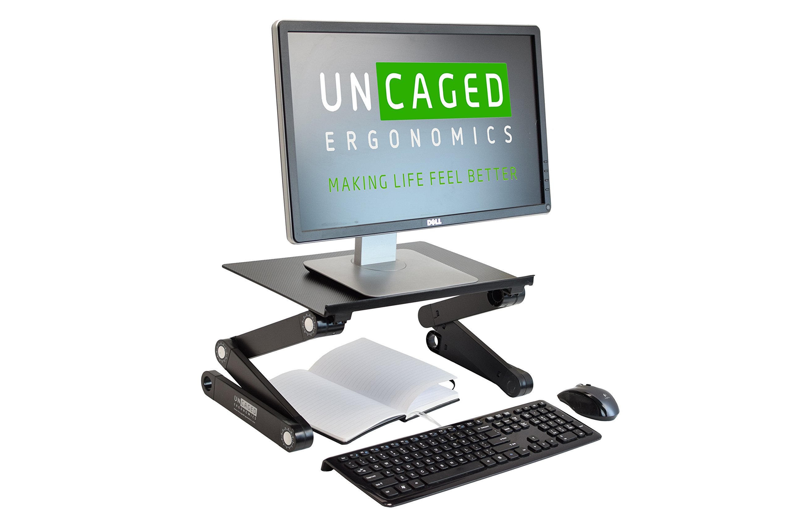 WorkEZ Monitor Stand ergonomic adjustable height and angle single