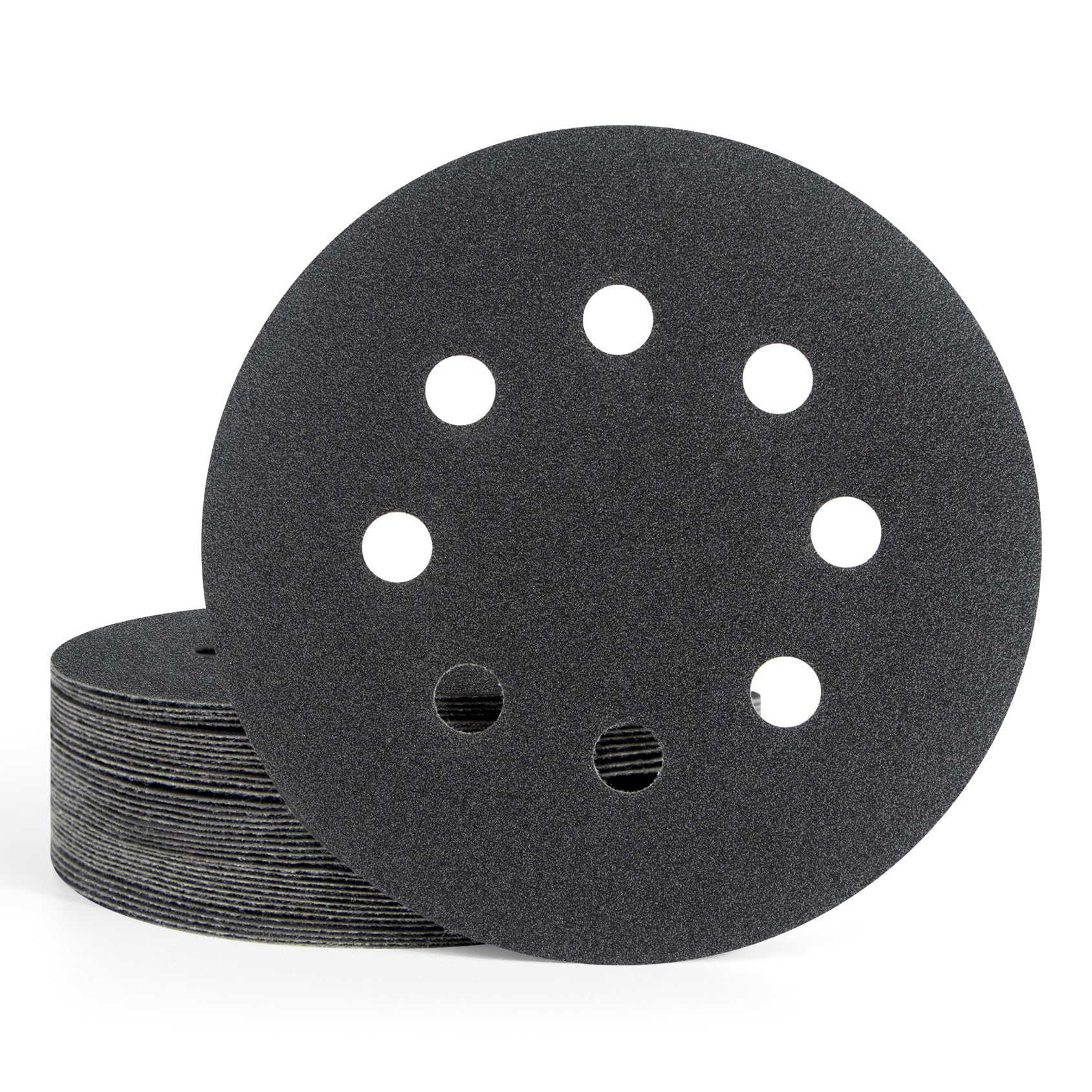 Viaky 36Pcs 125mm Wet Dry Sanding Discs, Hook and Loop Random Orbital Sander Pads 320 Grit | Silicon Carbide Sandpaper for Wood, Metal, Furniture & Auto Polishing — image 1