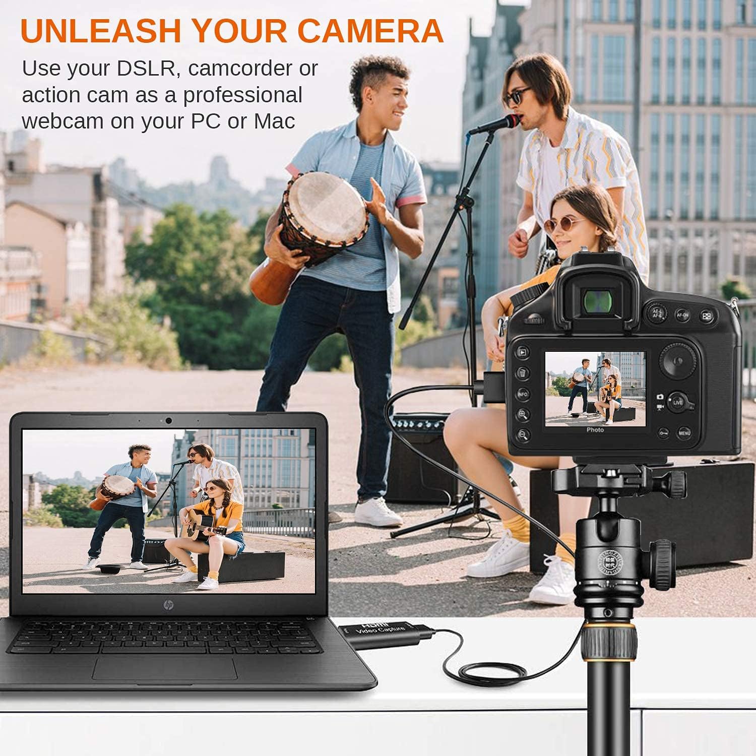 ZayanTek HDMI Video Capture Card 1080p Full HD Game Capture Card HDMI to USB 2.0 Capture Card Record via DSLR Camcorder Action Cam for PS4/Switch/Xbox Gaming, Video Conference & Live Streaming : Electronics