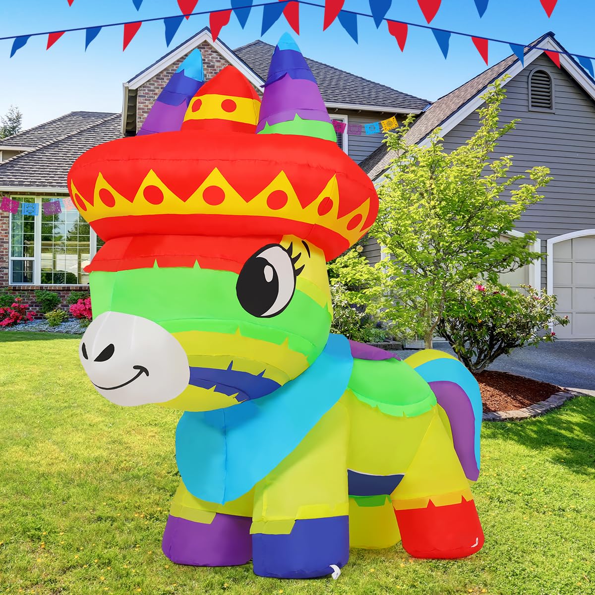 Snapklik.com : GOOSH 4 FT Cinco De Mayo Inflatables Horse Outdoor ...