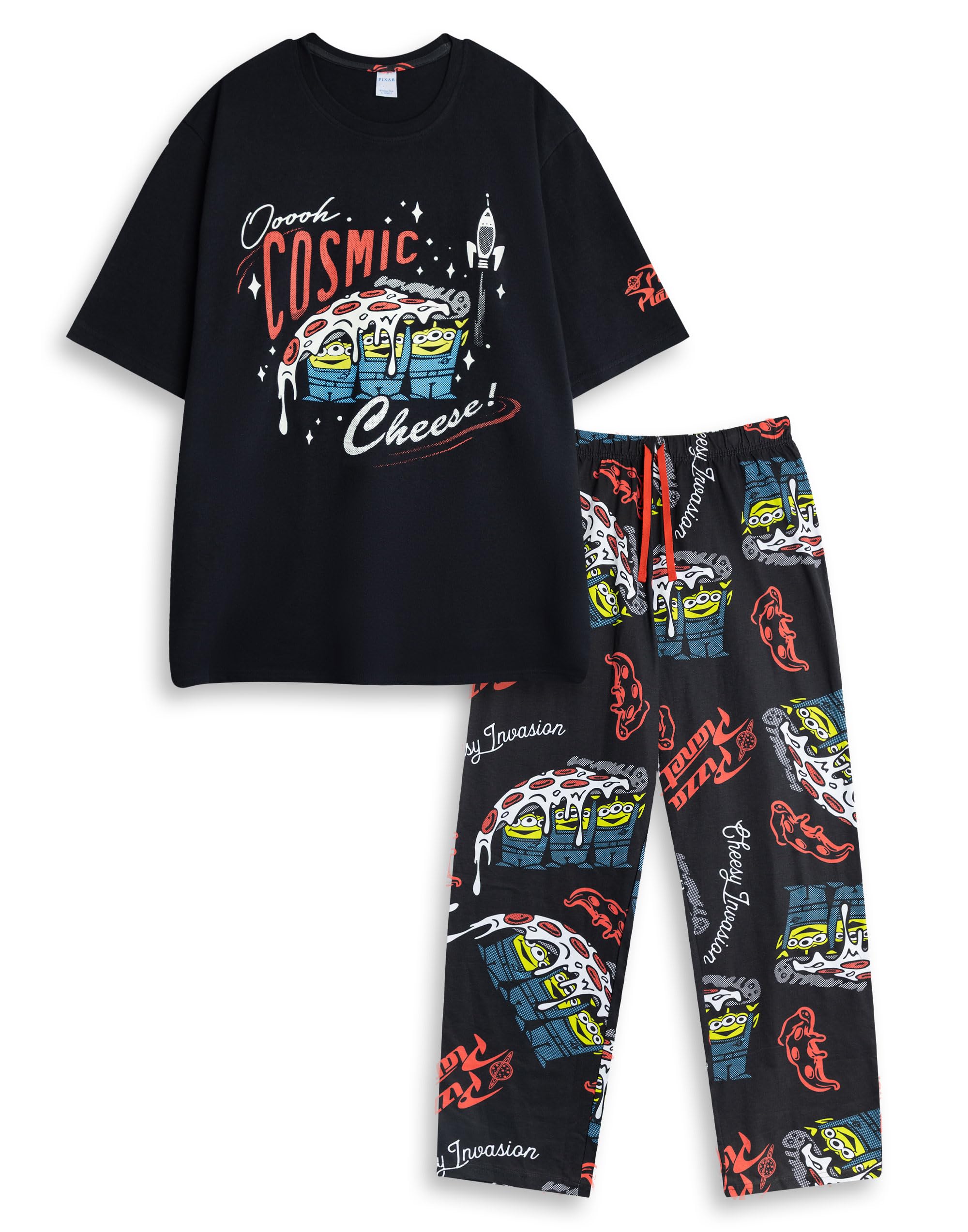 Vanilla Underground Disney Mens Black Toy Story Short Sleeve Long Leg Pyjama Set (Xx-Large) from B&Q