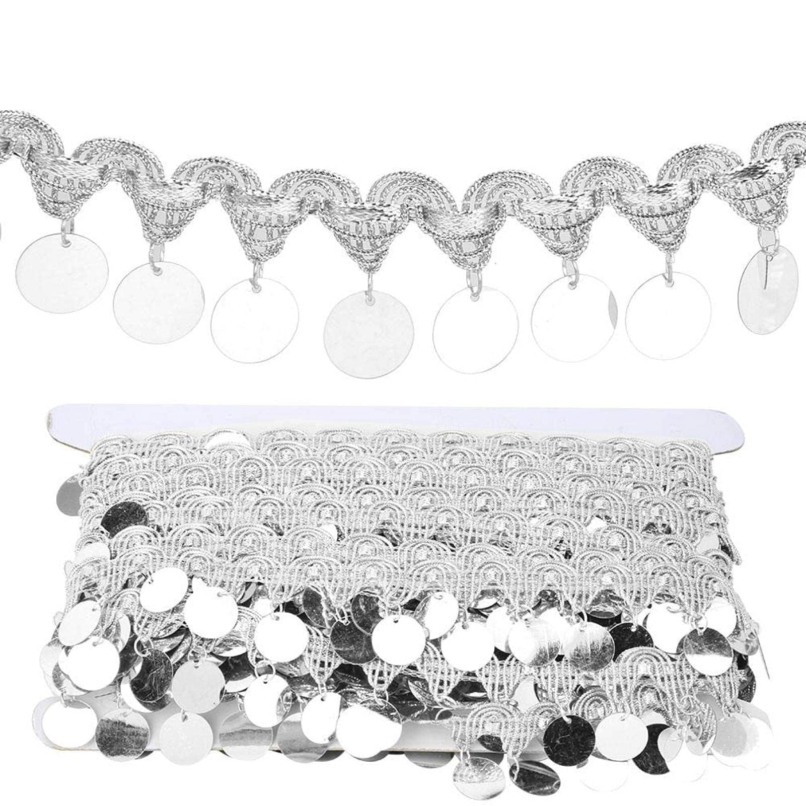 Catena Danza Del Ventre 10m Con Paillettes Oro - Sciarpa Con Nappe Per Costumi - Foto 4