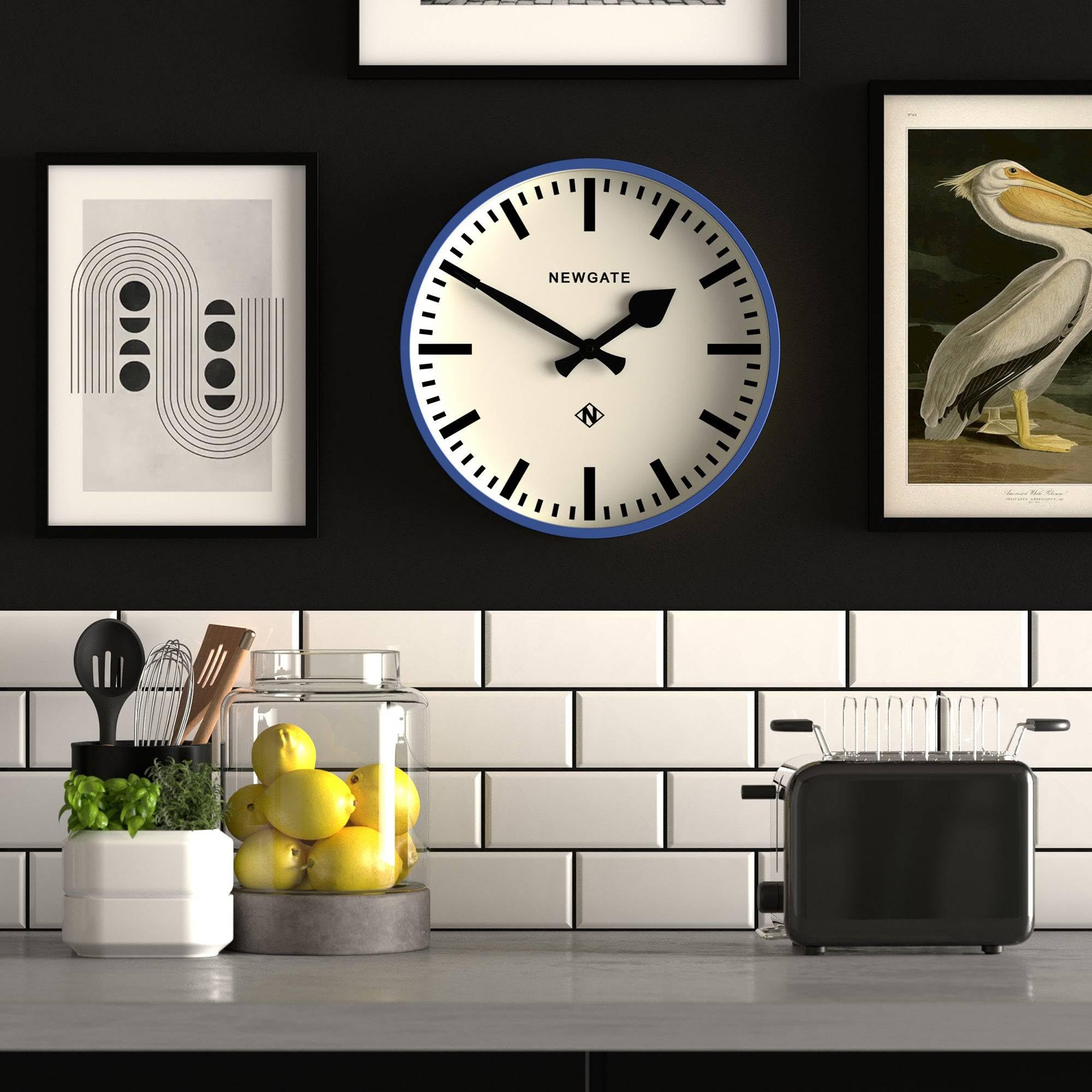 インテリア時計 NEWGATE Number Three Railway Amazon.com: NEWGATE® Number Three Railway wall Clock | Retro