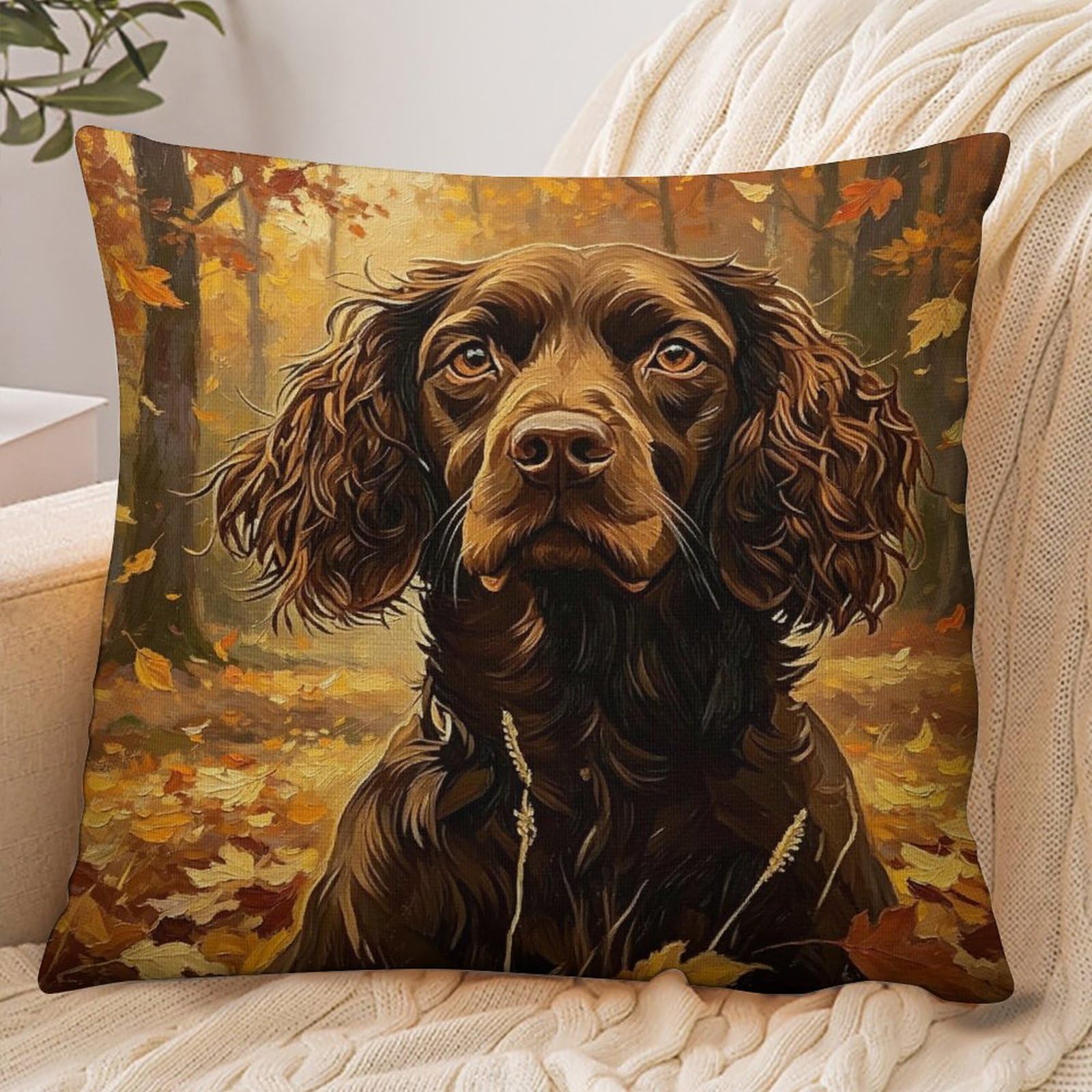 Fekiloot Style Hunting Dog Pillowcase Pillow Sham Pillow Case