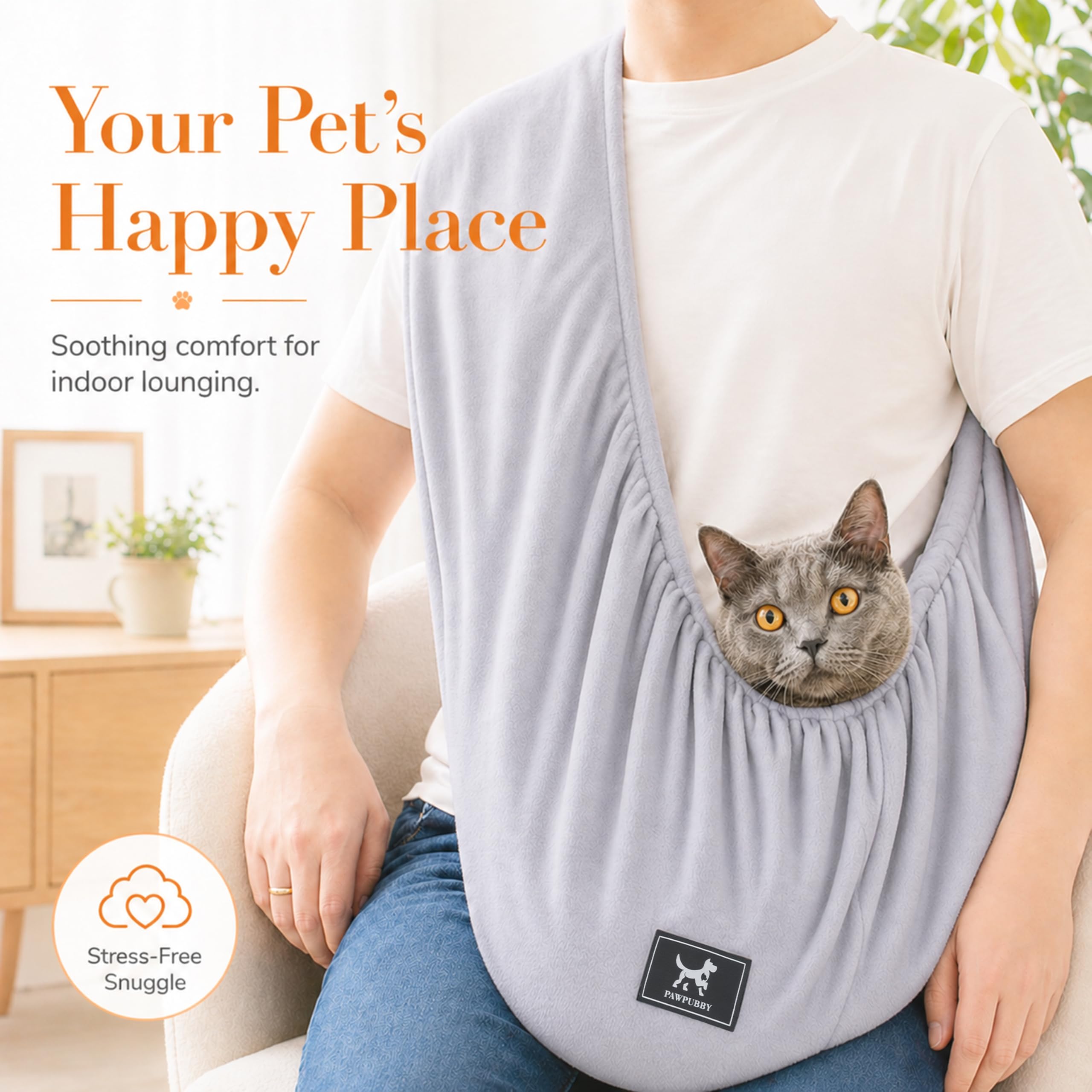 Multifunktionales Haustier-Kuscheltuch für Katzen und kleine Hunde, weiche, gemütliche Tragetasche für Spaziergänge, Tierarztbesuche und Outdoor-Abenteuer, freihändige Zahnpflege und Autoreisen