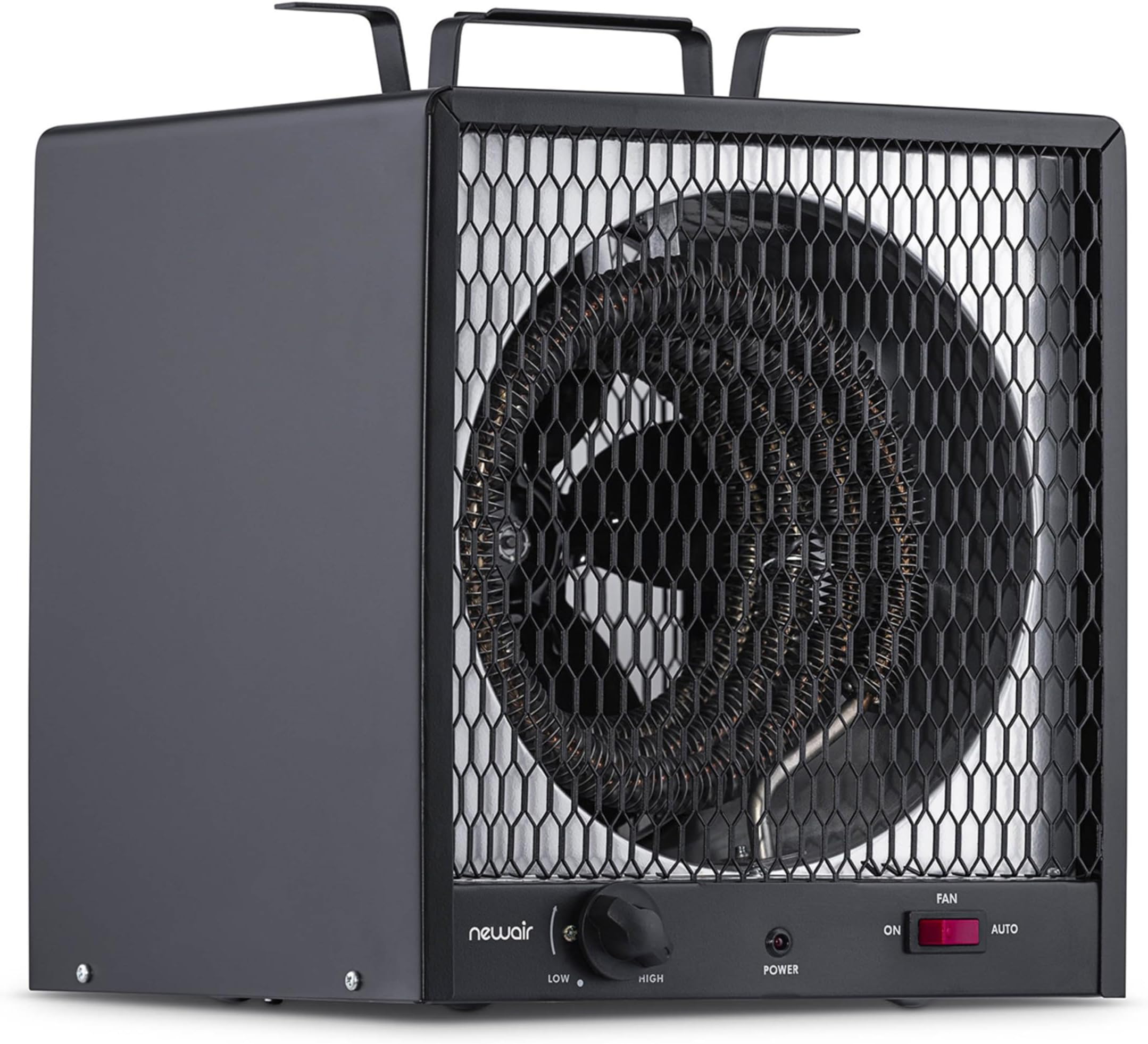 NewAir Electric Space Heater for Garage | Portable Heaters for Indoor Use | Ideal 240V Industrial Heater for Shop, Shed and Warehouse during Winter | Black
