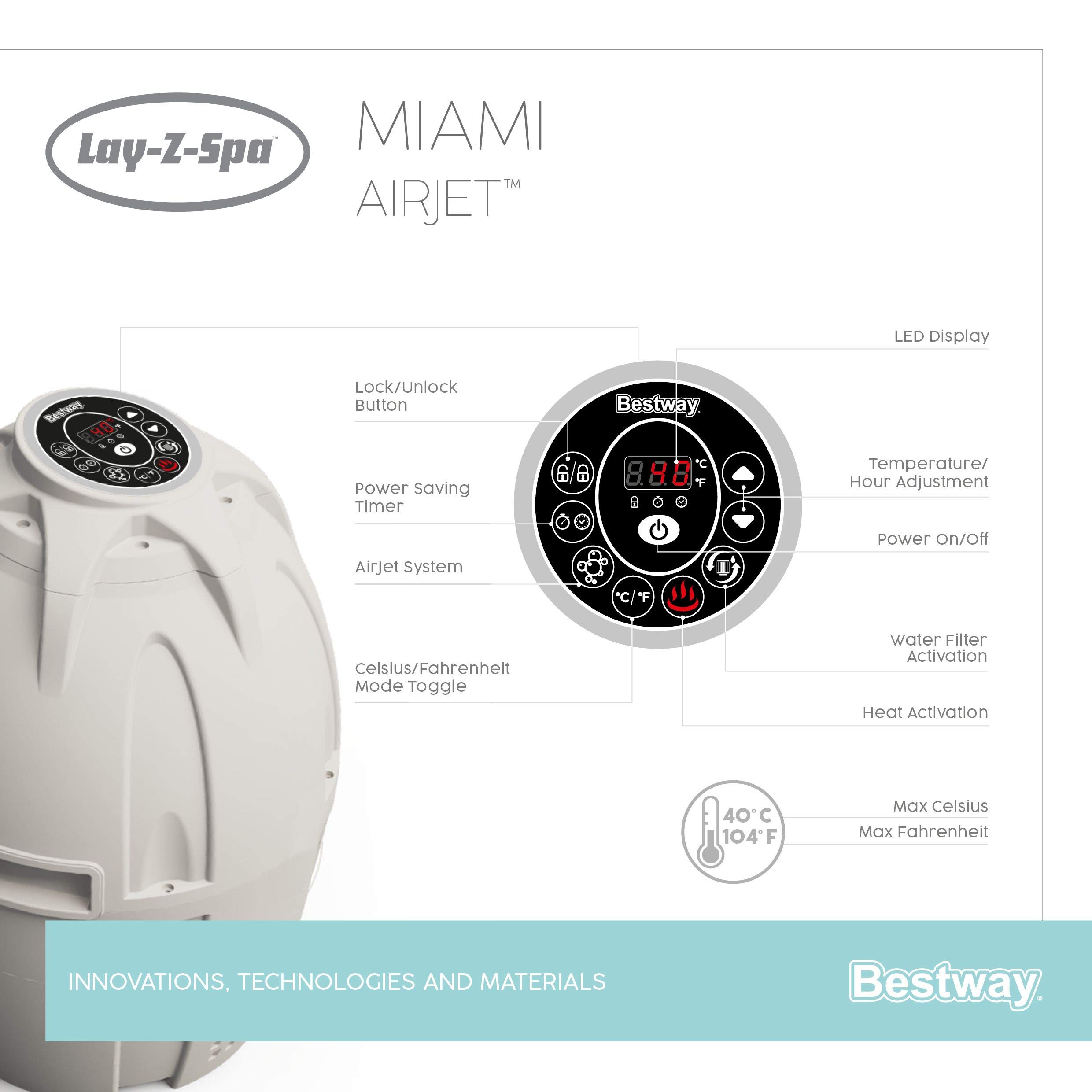 Bestway Spa Gonflable 2/4 Personnes