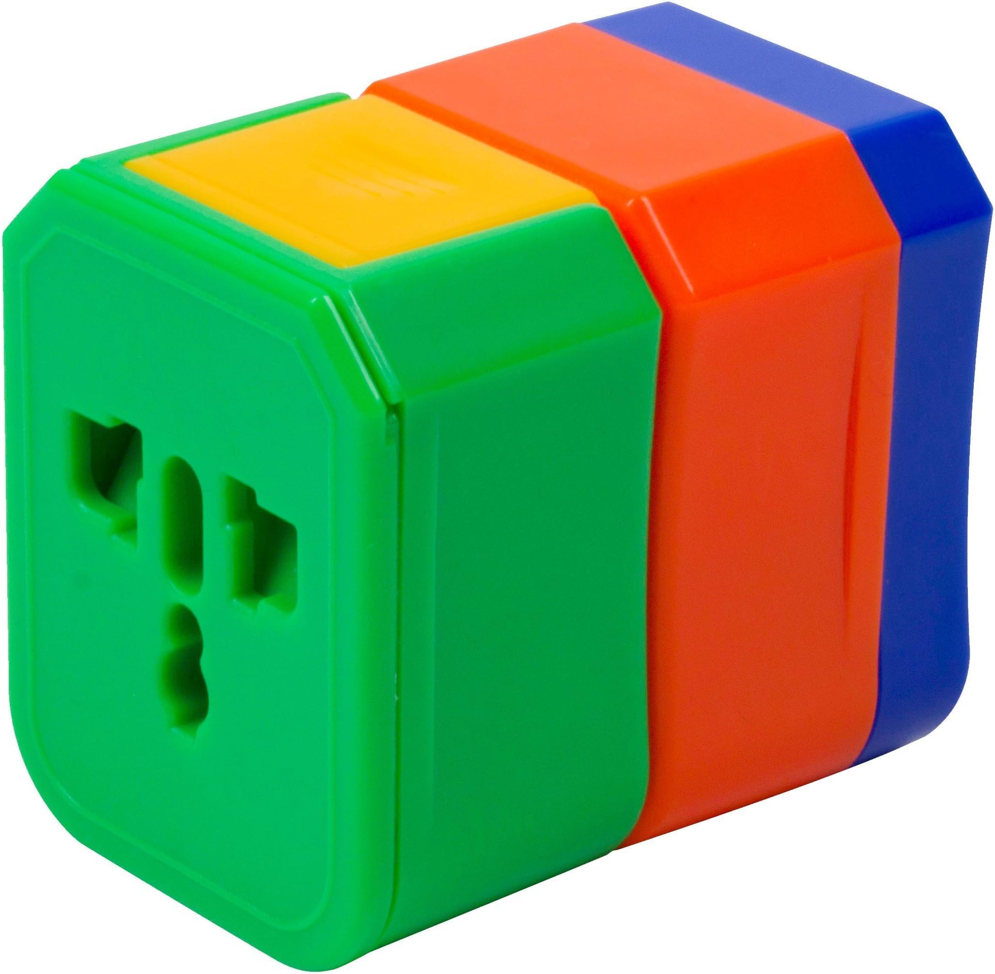 B01MG3M11X 1 Universal Adapter with 4 Plugs for Worldwide 150 Countries Europe, The UK, The US and Australia, Ideal for International Travelers and Digital Nomads