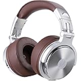 Pro-30 Over Ear Headphone, Wired Premium Stereo Sound Headsets with 50mm Driver, Foldable Comfortable Headphones with Protein Earmuffs and Shareport for Recording Monitoring Podcast PC