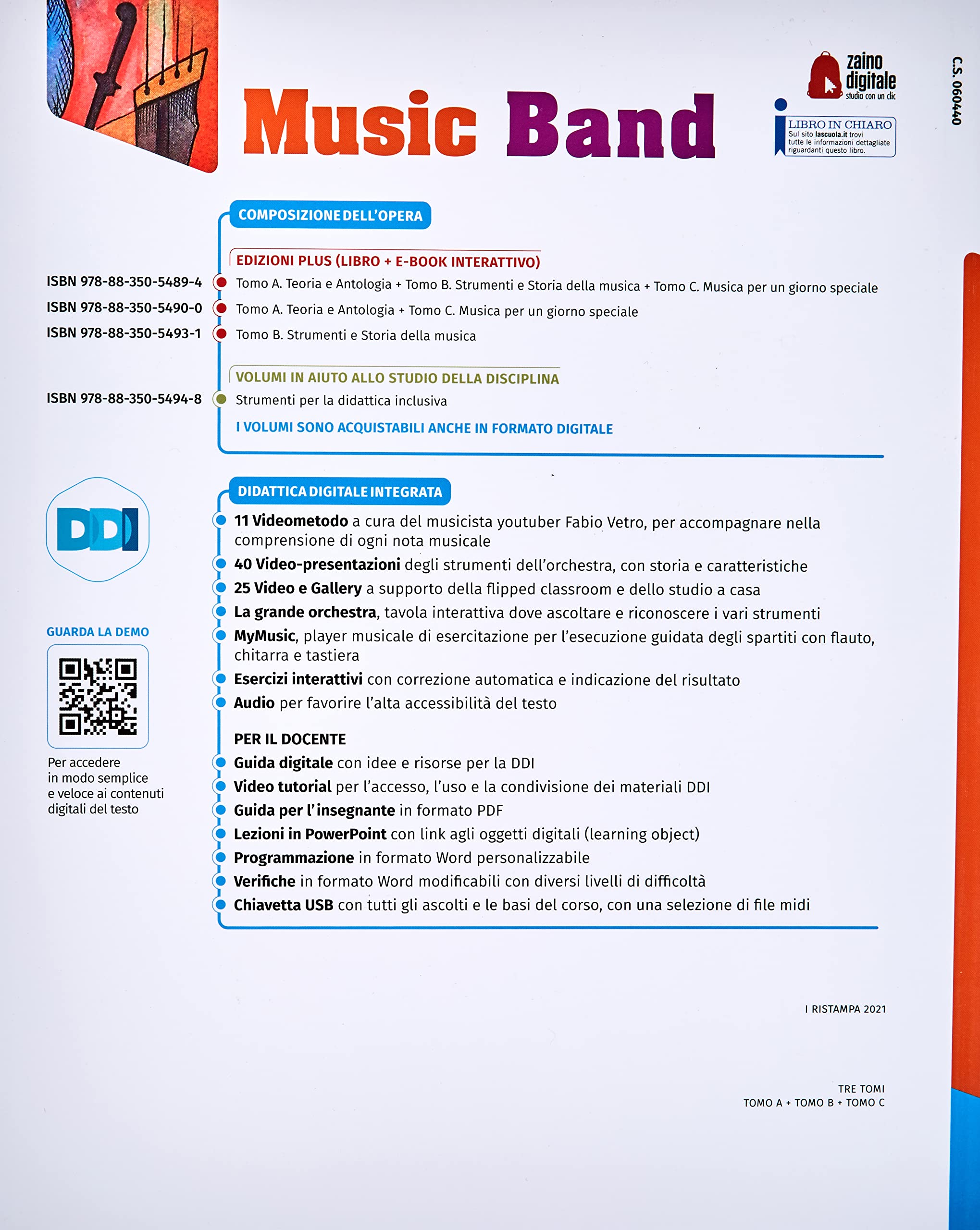 Music band. Corso di musica. Vol. A-B-C . Per la Scuola media. Con e-book. Con espansione online