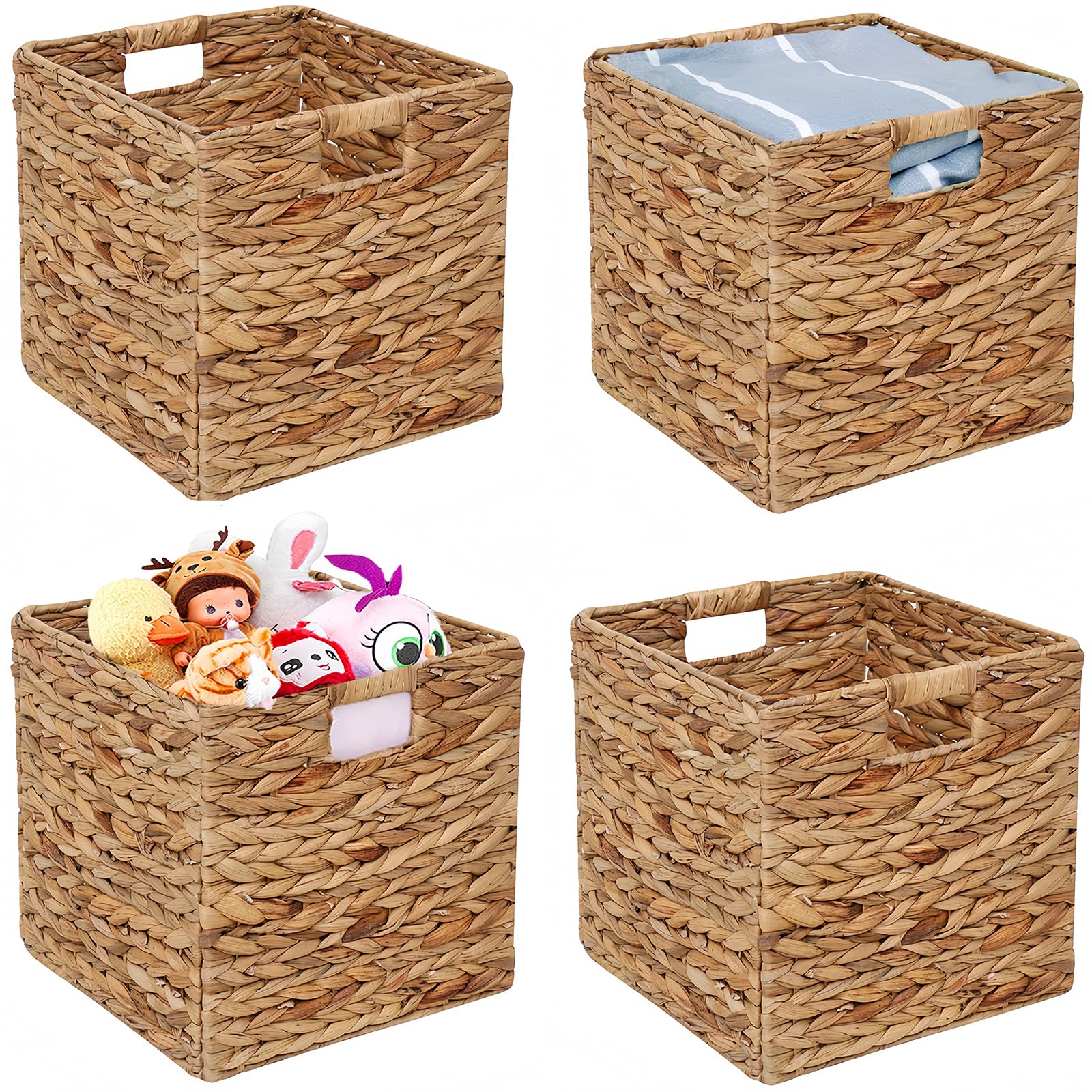 Photo 1 of JGJCYO9 11x11in Storage Baskets (4 Pcs)