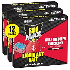 Raid MAX Liquid Ant Bait - Ant Traps Indoor and Outdoor Use Insect Repellent Pest Control That Kills
