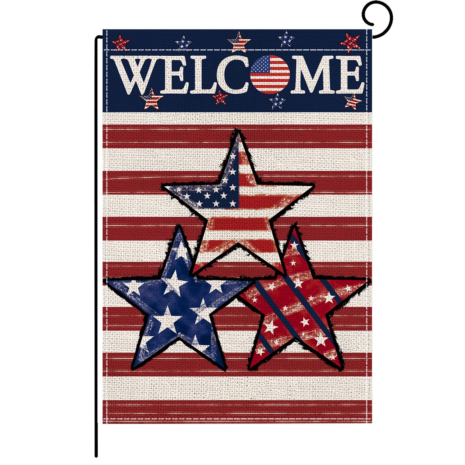 50% OFF YIOTJUNL 4th of July Garden Flag