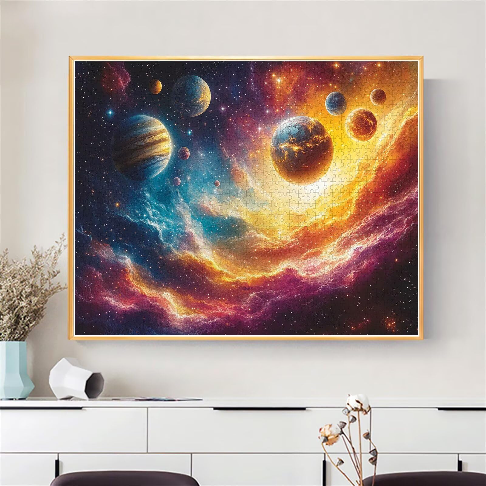 Sternenhimmel Puzzle für Erwachsene Kinder Anspruchsvoll 5000 Teile Impossible Klassische Puzzles Schwer Traum ab 8 9 10 Jahre für Mädchen Jungen Jigsaw Kunst Educa, für Geschenke 105x156cm t-969