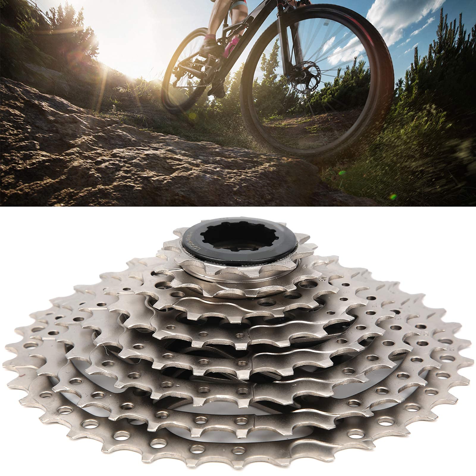 Volano Bici 10 Velocità - Pignone Ruota Libera 11-42T Leggero - Foto 8