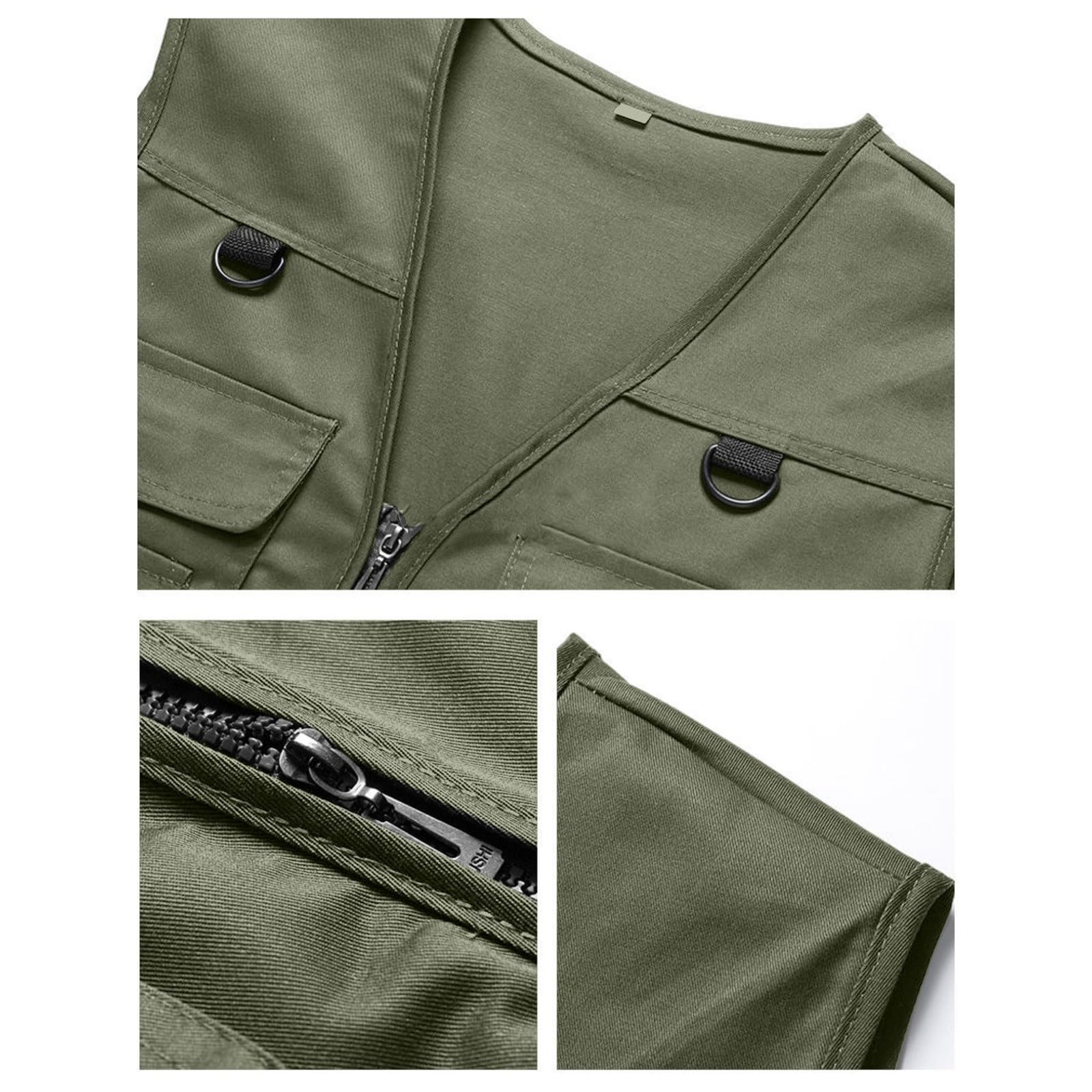 Generisch Gilet estivo da uomo, in pelle, da motociclista, 6XL, gilet da | Gilet traspirante per il tempo libero, da motociclista, in pelle scamosciata, senza cappuccio, gilet trapuntato