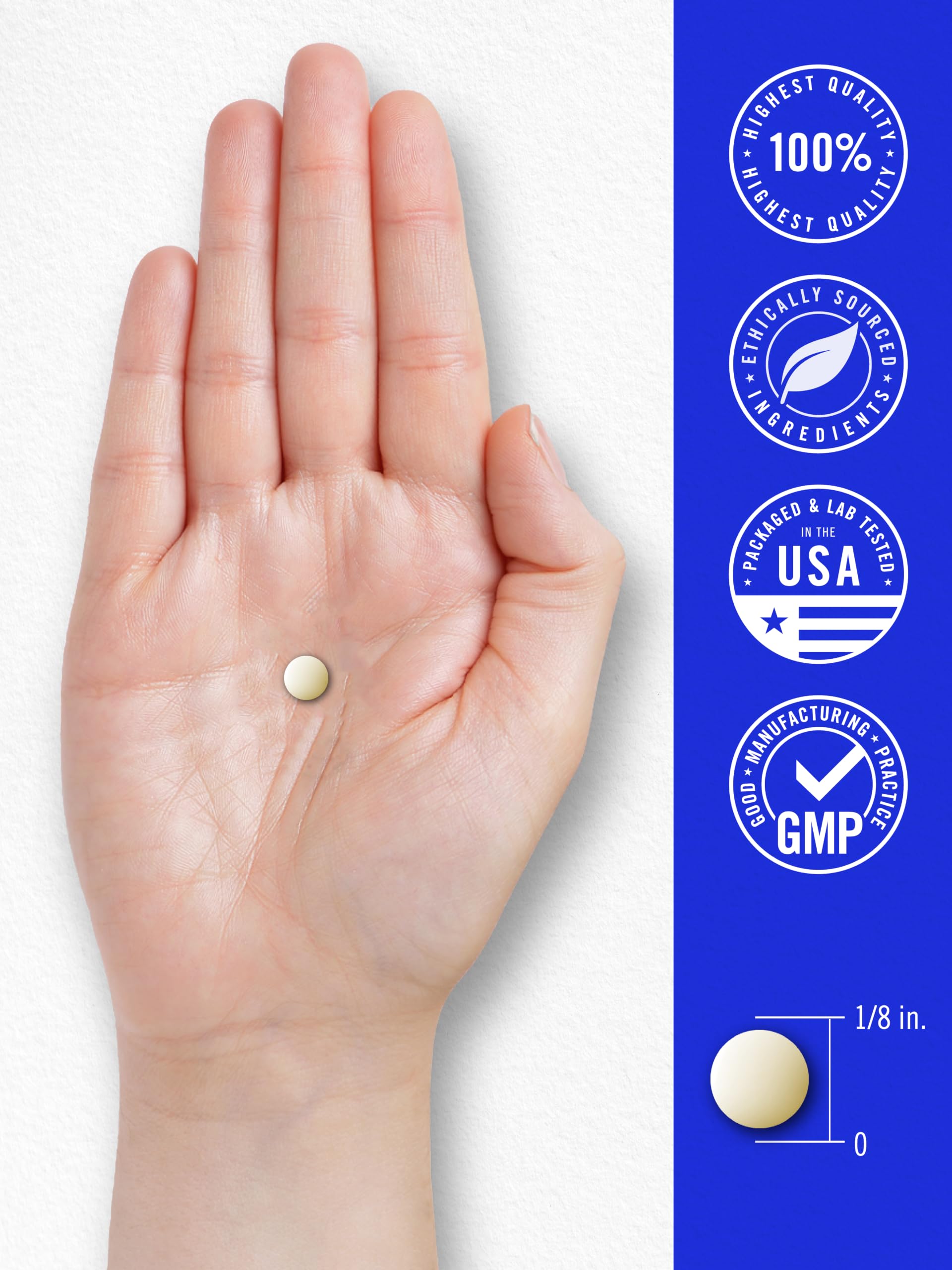 Carlyle Folic Acid 800 mcg | 400 Vegetarian Tablets | for Women and Men — Amazon image 7