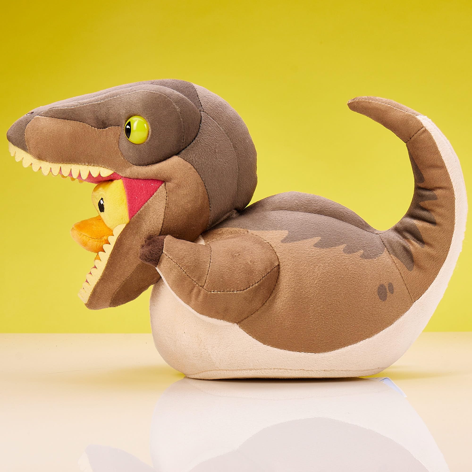 TUBBZ Plush: Jurassic World Rebirth - Velociraptor Cosplaying Rubber Duck Soft Plush Collectible Toy, Velociraptor (Plush), 9 Inches - Image 4