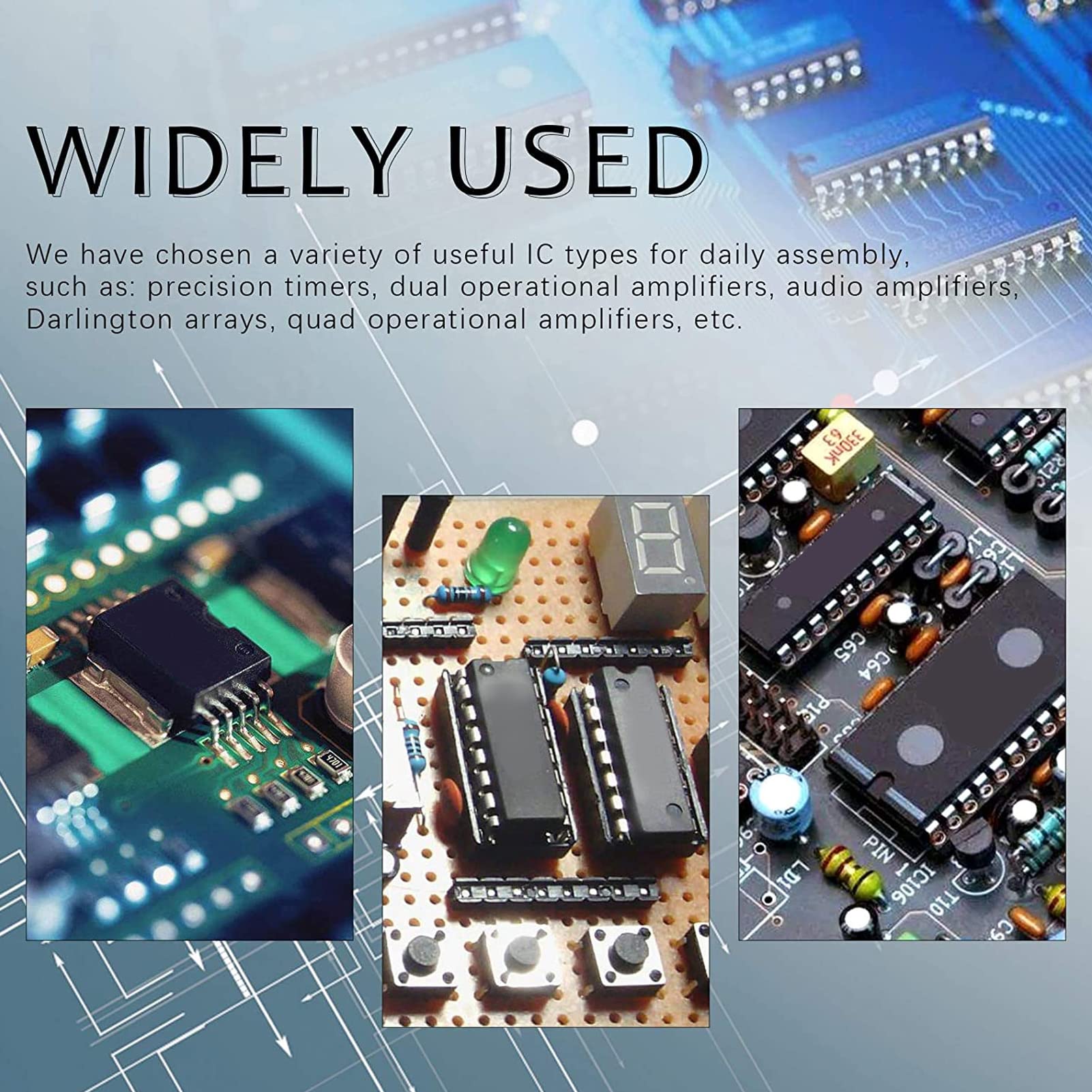 66 szt. DIP IC Chip Socket 6P do 28P Izolacyjne Plastikowe Dwurzędowe Płaskie Piny IC Gniazda Typ Lutowania Zestaw Asortymentowy